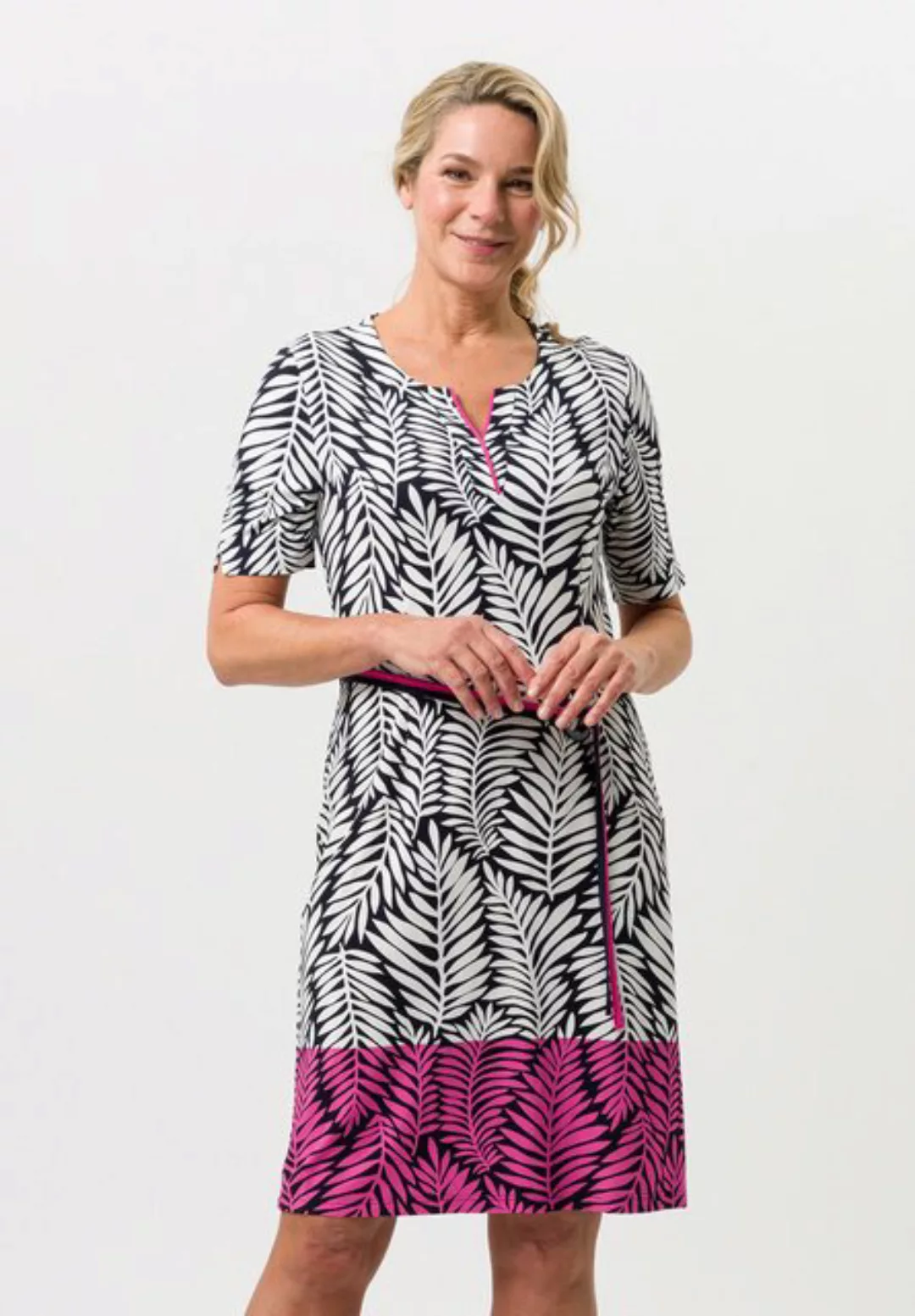 FRANK WALDER Jerseykleid mit sommerlichem Print günstig online kaufen