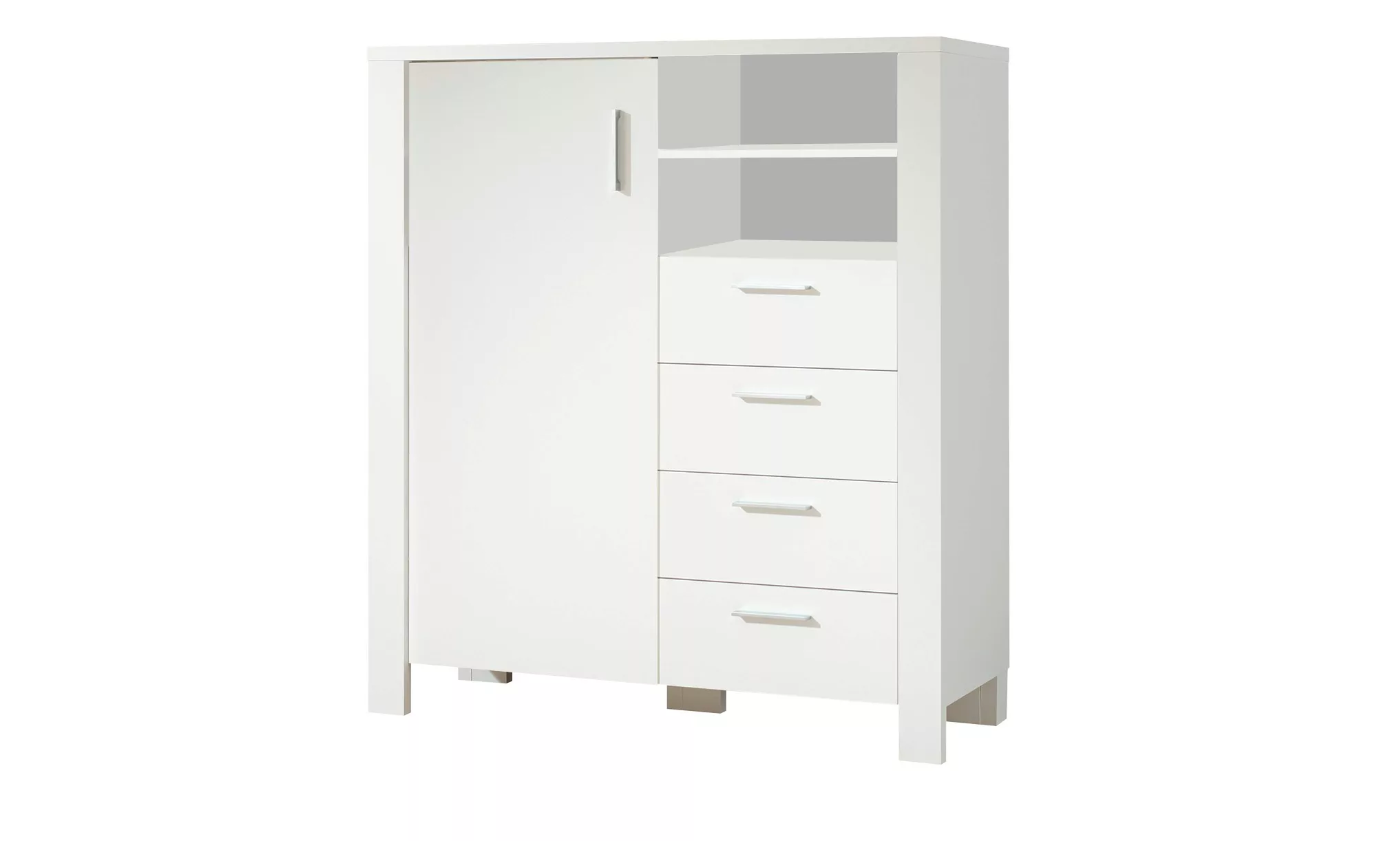 Highboard  Dallas ¦ weiß ¦ Maße (cm): B: 116 H: 131 T: 46 Kommoden & Sidebo günstig online kaufen