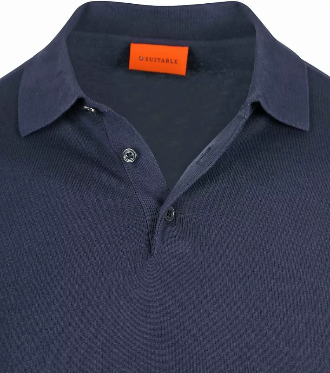 Suitable Compact Cotton Poloshirt Navy - Größe L günstig online kaufen