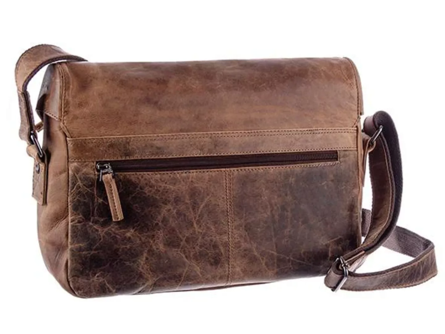 GreenLand Nature Messenger Bag "Montana", im Vintage Look günstig online kaufen