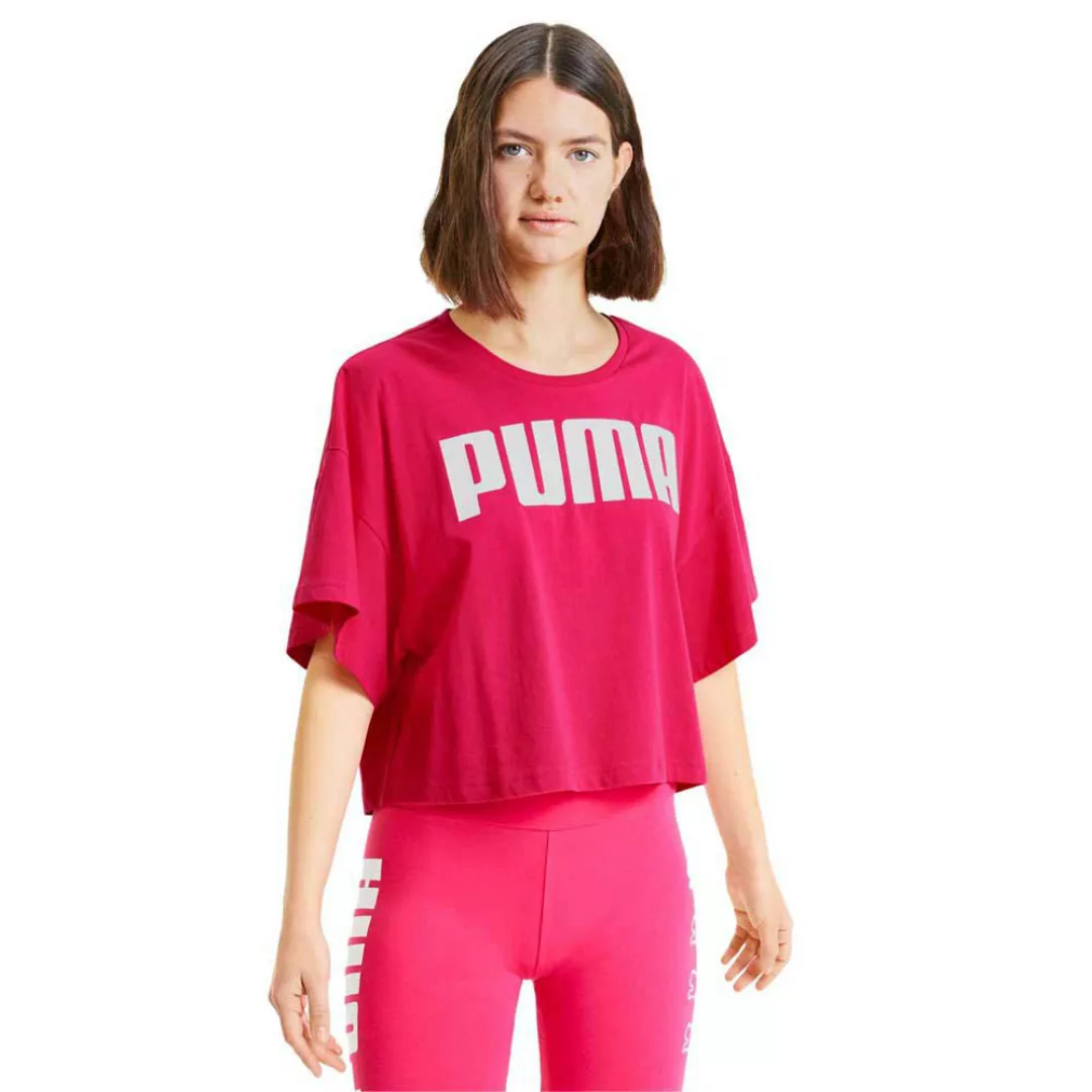 Puma Rebel Fashion Kurzarm T-shirt L Bright Rose günstig online kaufen