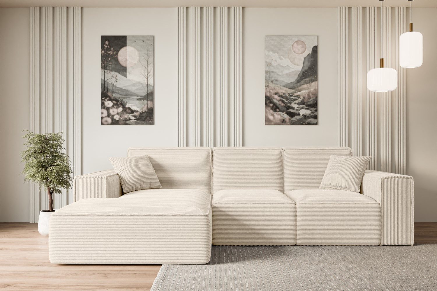 ALTDECOR Ecksofa SERRA-L, Sofa Praktische Bequeme günstig online kaufen
