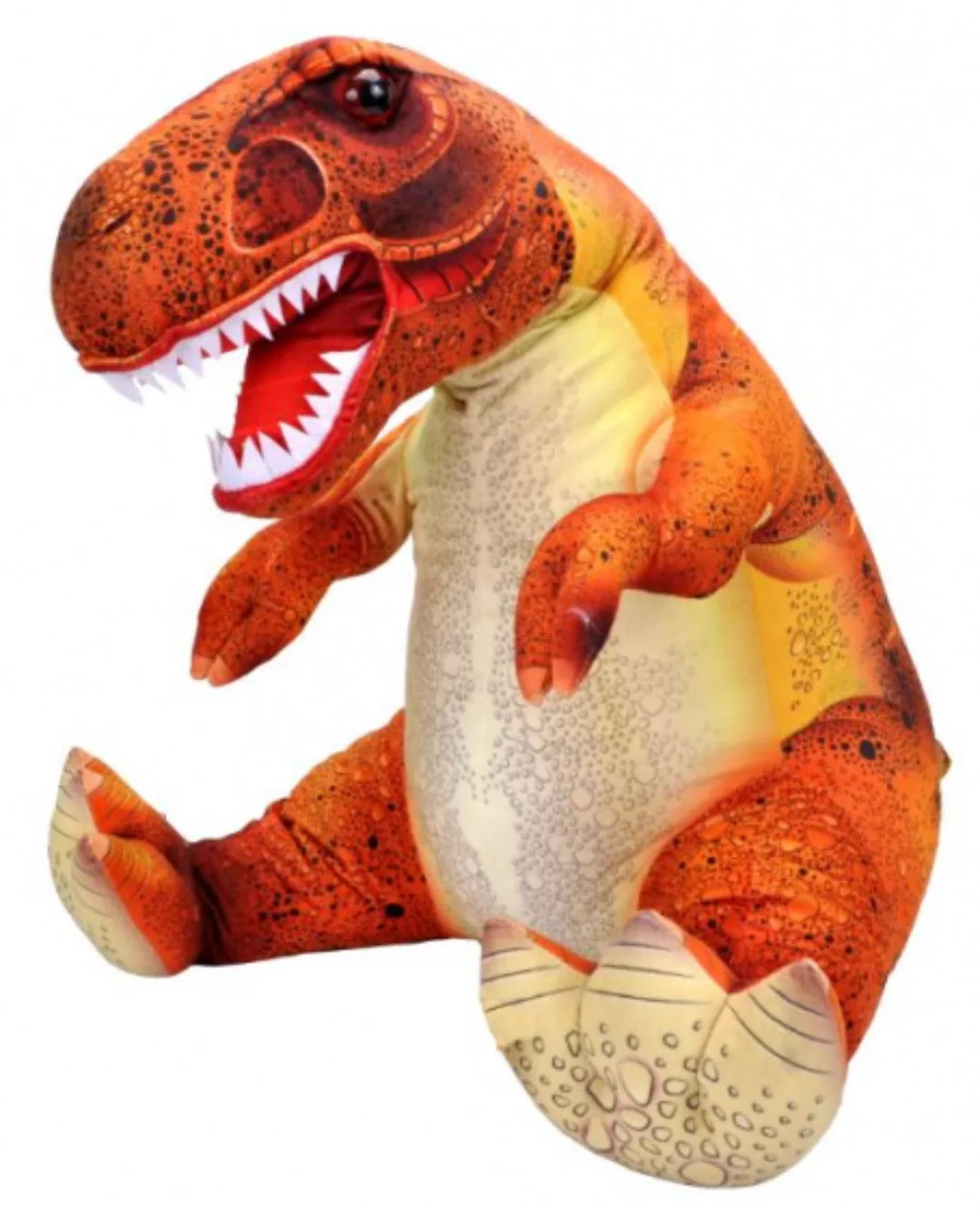 Stofftier T-rex Junior 58 Cm Plüsch Orange günstig online kaufen