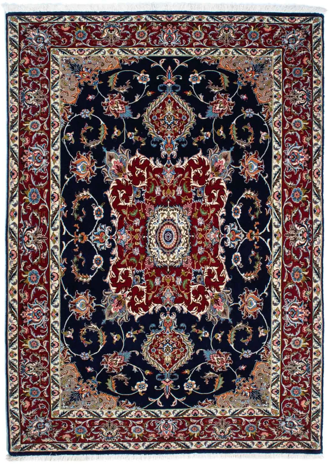 morgenland Orientteppich »Perser - Ghom - 198 x 142 cm - dunkelblau«, recht günstig online kaufen