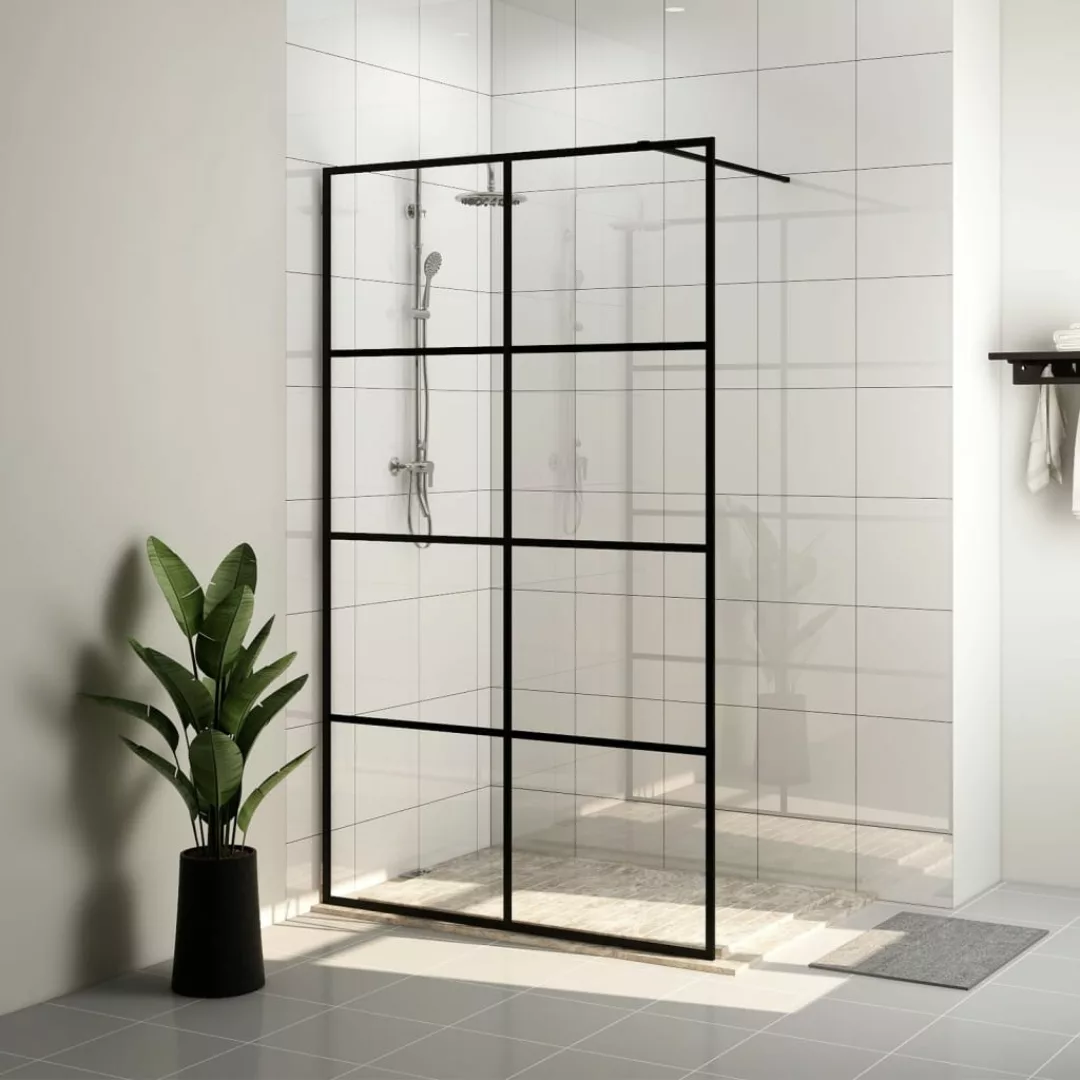 Duschwand Für Begehbare Dusche Mit Klarem Esg Glas 90x195 Cm günstig online kaufen