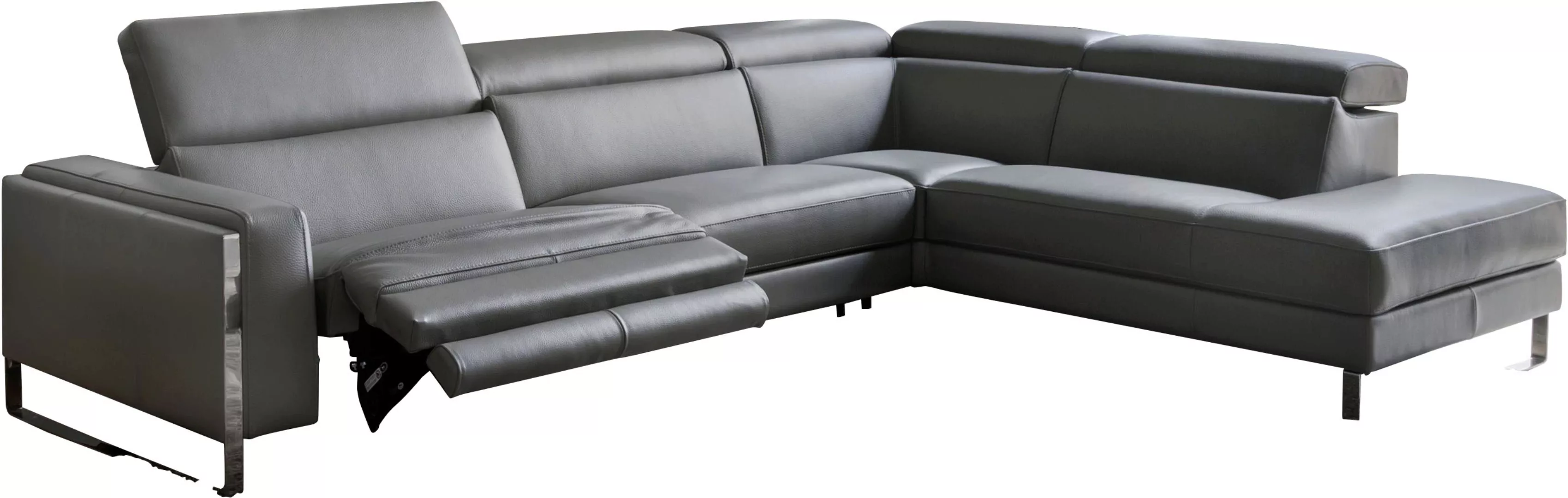 CALIA ITALIA Ecksofa "Pier, L-Form", mit elektrischer Relaxfunktion, in Led günstig online kaufen