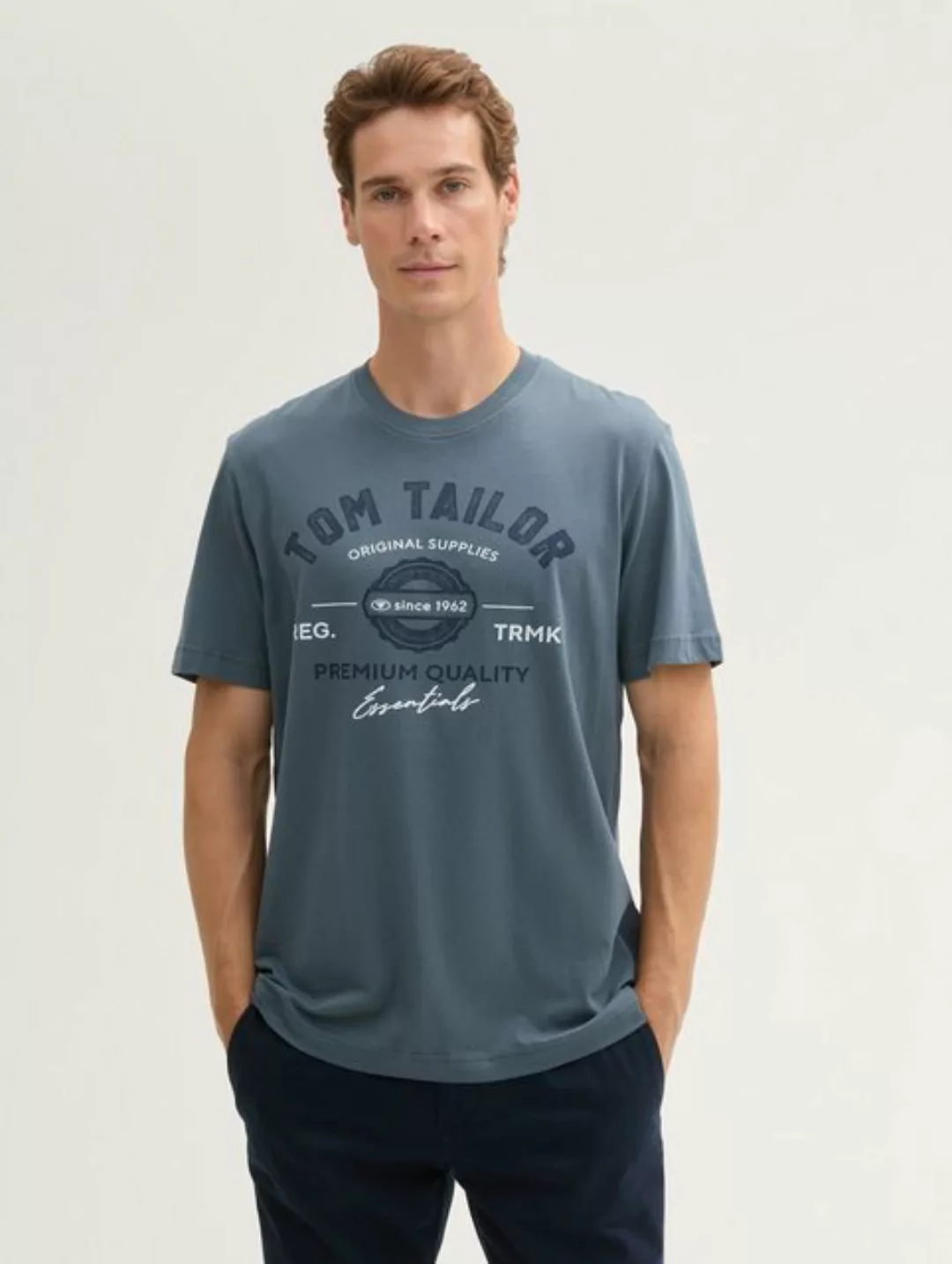 TOM TAILOR T-Shirt T-Shirt mit Logo-Print günstig online kaufen