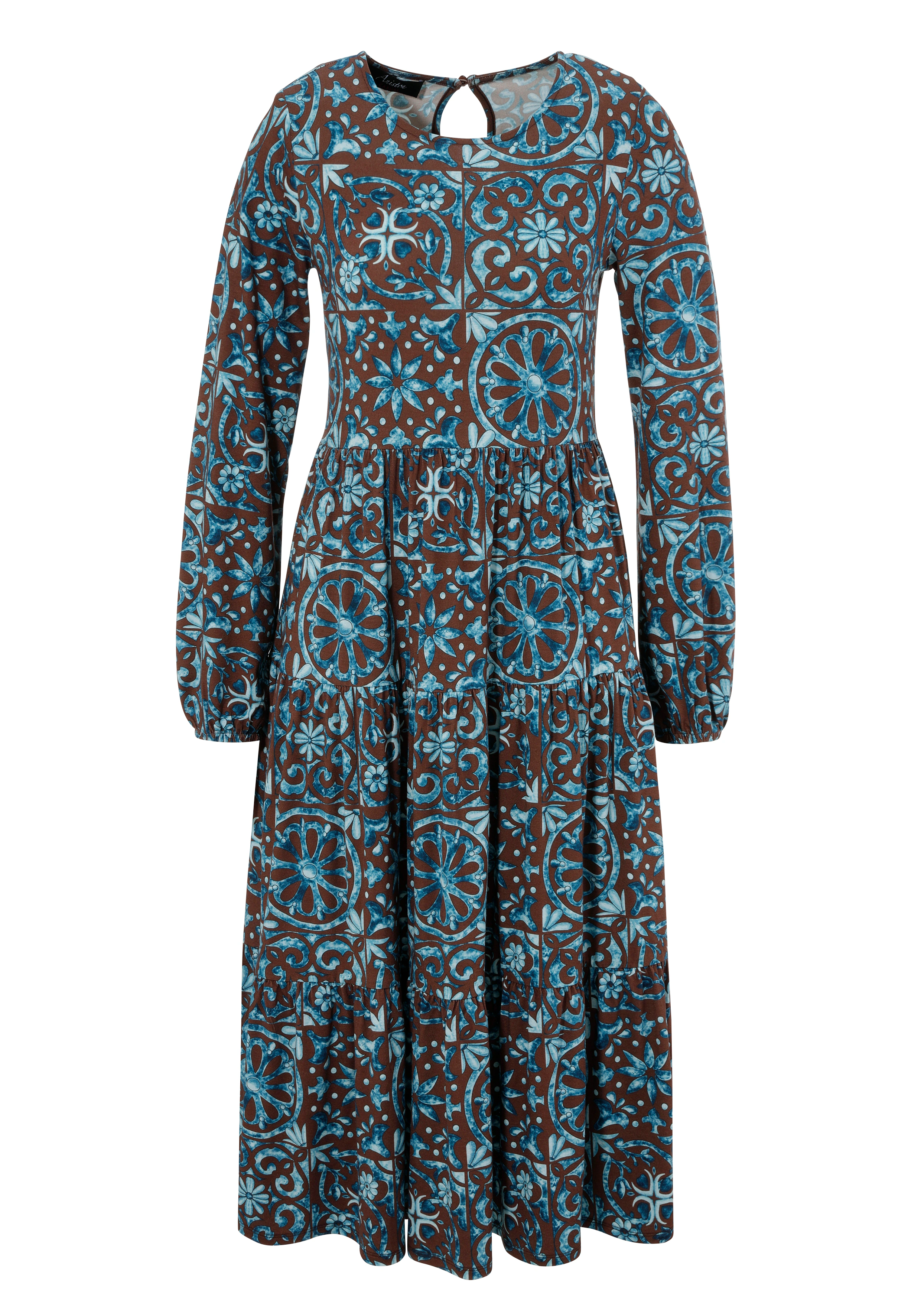 Aniston CASUAL Jerseykleid, mit extravaganten Druck - jedes Teil ein Unikat günstig online kaufen