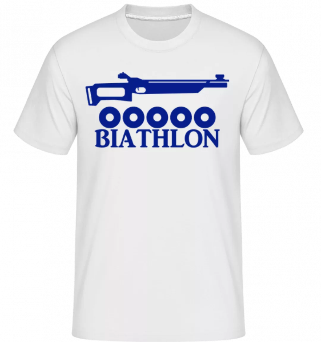 Biathlon Icon Blue · Shirtinator Männer T-Shirt günstig online kaufen