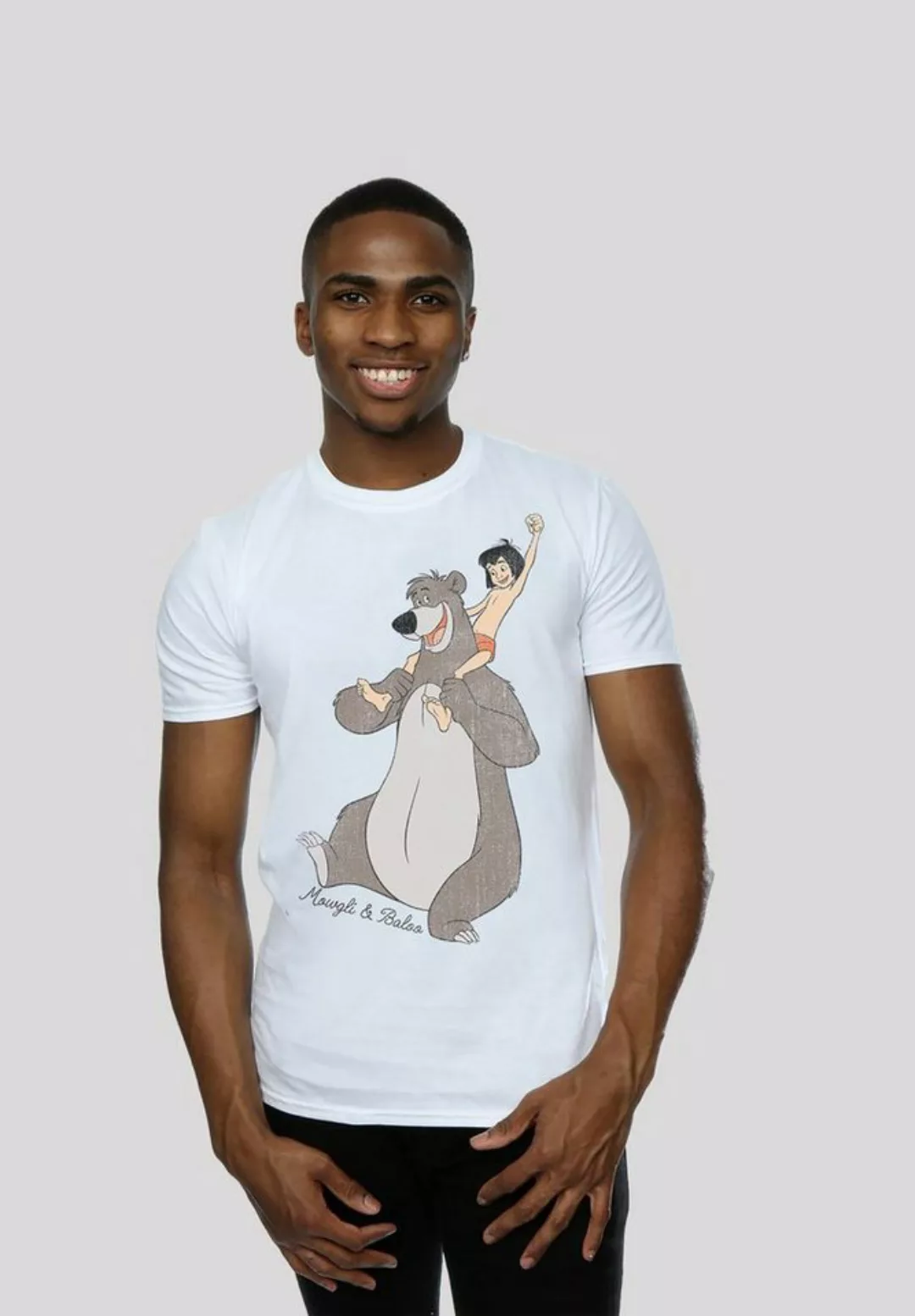 F4NT4STIC T-Shirt "Disney Dschungelbuch Mogli und Balu", Herren,Premium Mer günstig online kaufen