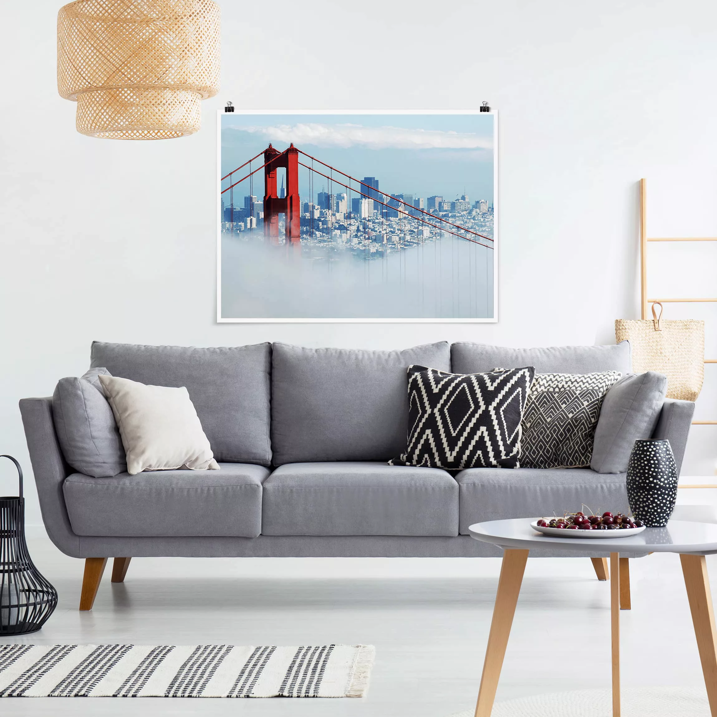 Poster Architektur & Skyline - Querformat Good Morning San Francisco! günstig online kaufen