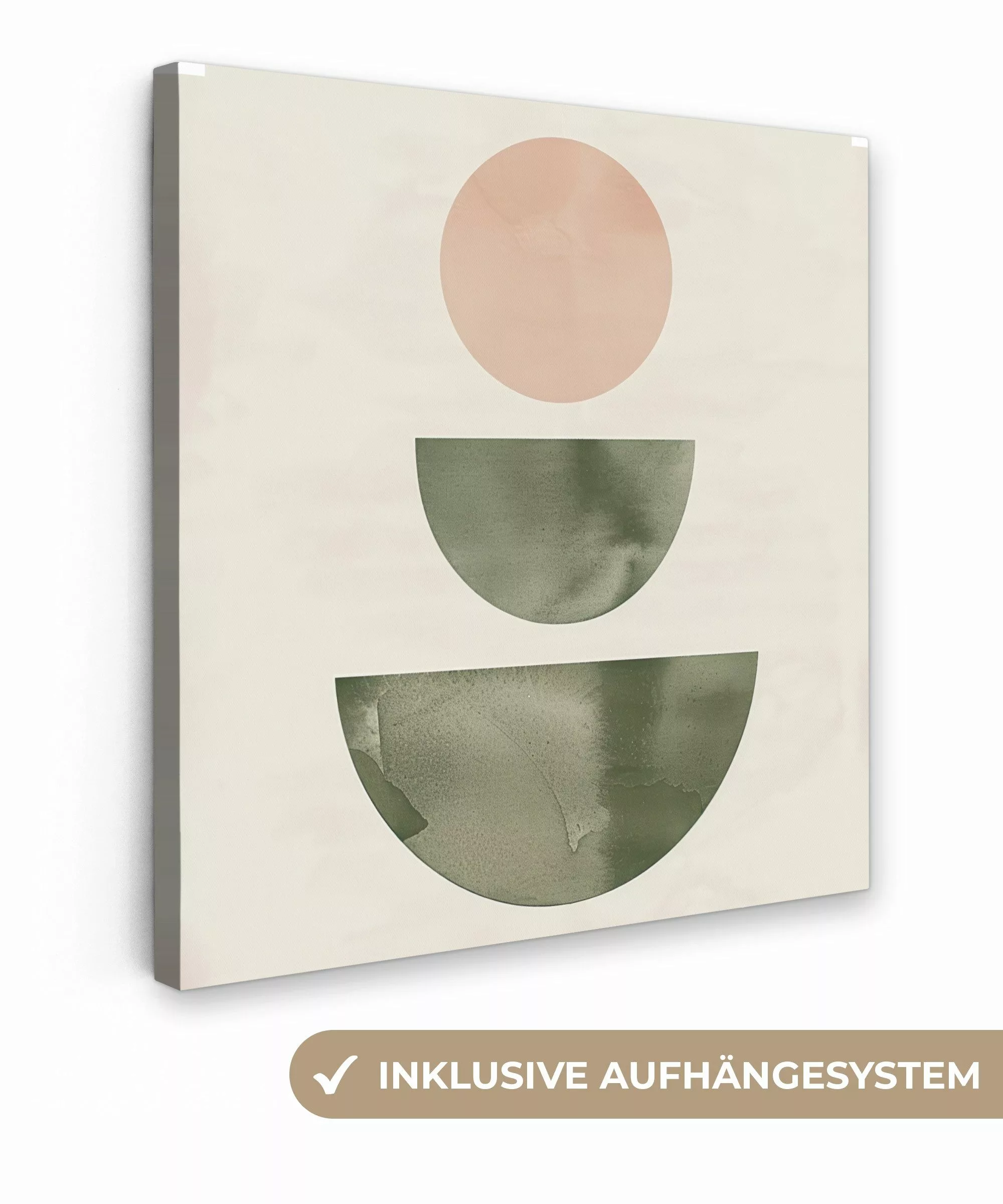 OneMillionCanvasses® Leinwandbild Modern - Rosa - günstig online kaufen