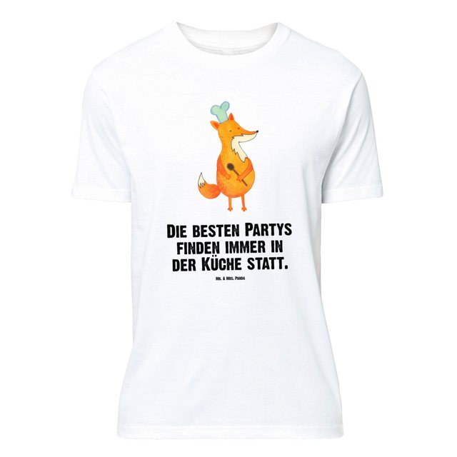 Mr. & Mrs. Panda T-Shirt Fuchs Koch - Weiß - Geschenk, witzig, T-Shirt, Shi günstig online kaufen