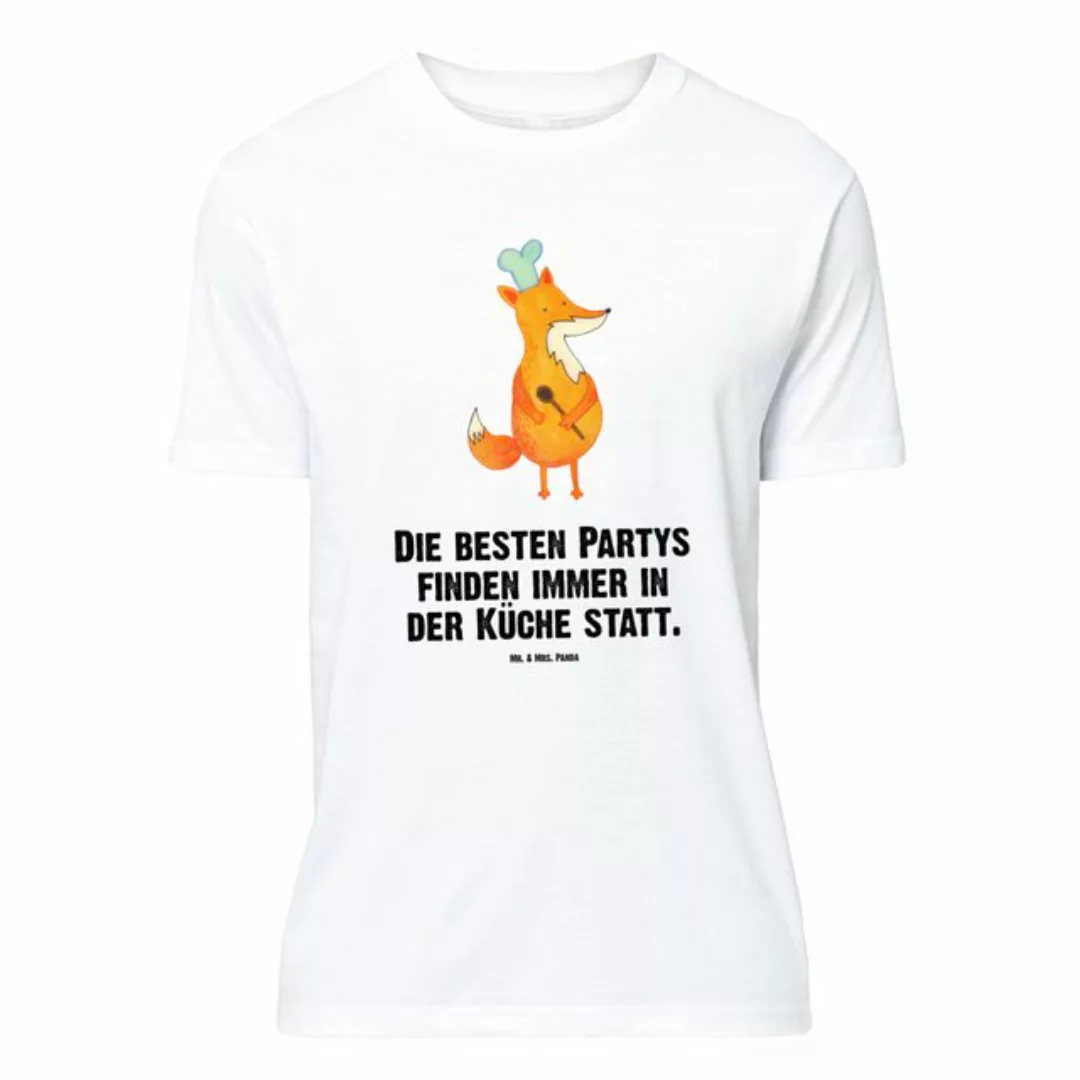 Mr. & Mrs. Panda T-Shirt Fuchs Koch - Weiß - Geschenk, witzig, T-Shirt, Shi günstig online kaufen