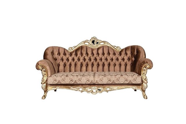 JVmoebel Sofa, Klassischer beiger Dreisitzer Barock Couch Einrichtung 3er günstig online kaufen