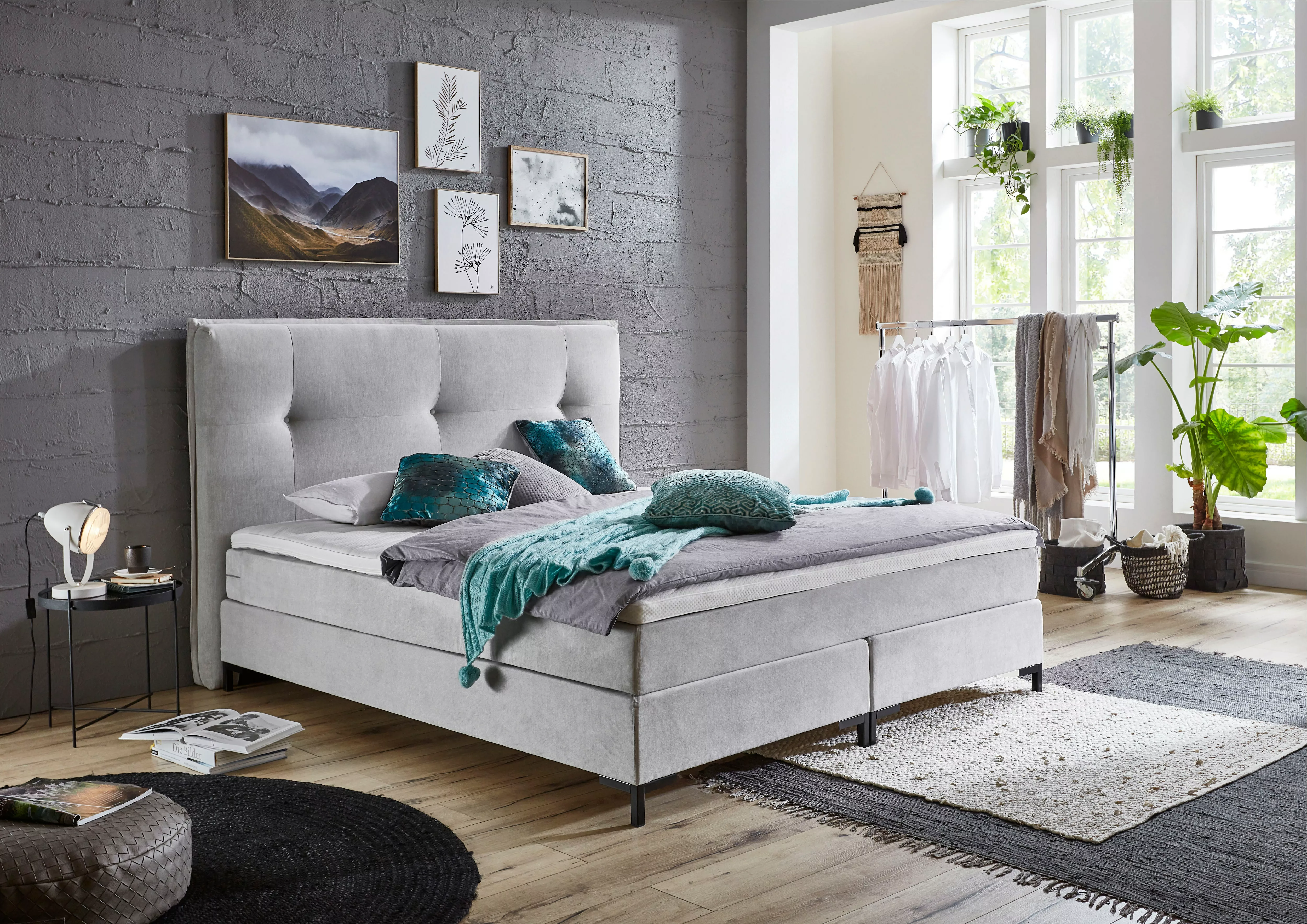 ATLANTIC home collection Boxspringbett "Romy" günstig online kaufen