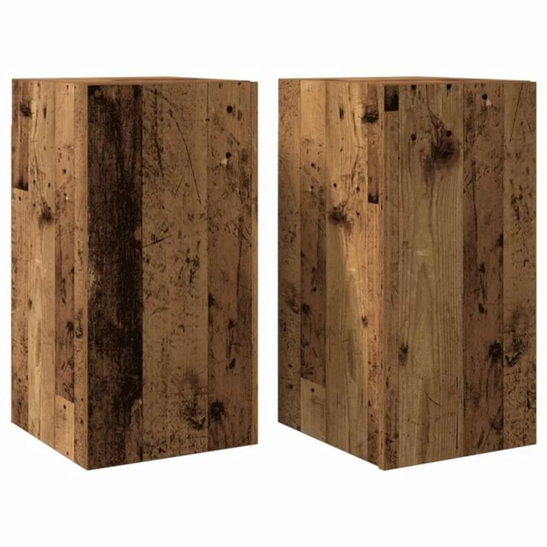 vidaXL TV-Schrank TV-Schränke 2 Stk. Altholz-Optik 30,5x30x60 cm Holzwerkst günstig online kaufen