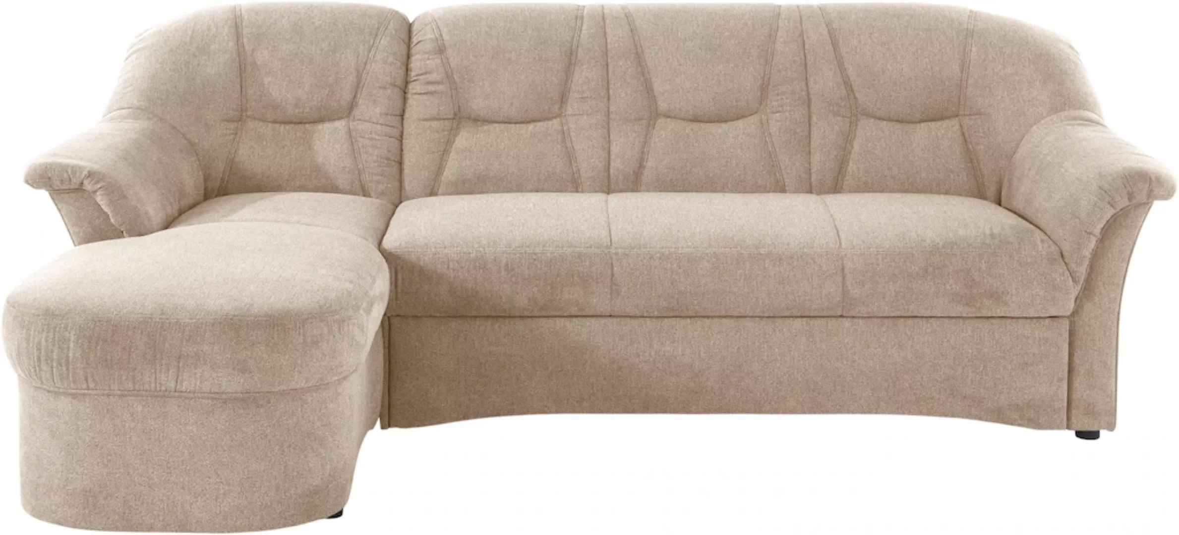 DOMO collection Ecksofa "Sarafina L-Form", wahlweise mit Bettfunktion, opti günstig online kaufen