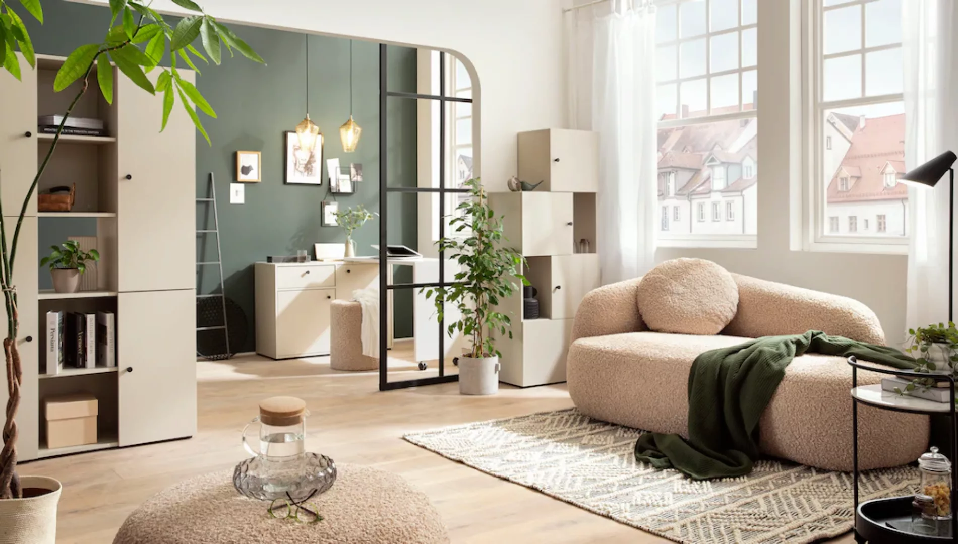 Schildmeyer Raumteiler "Lovund, Breite 104 cm", 2 Türen mit Softclose-Funkt günstig online kaufen