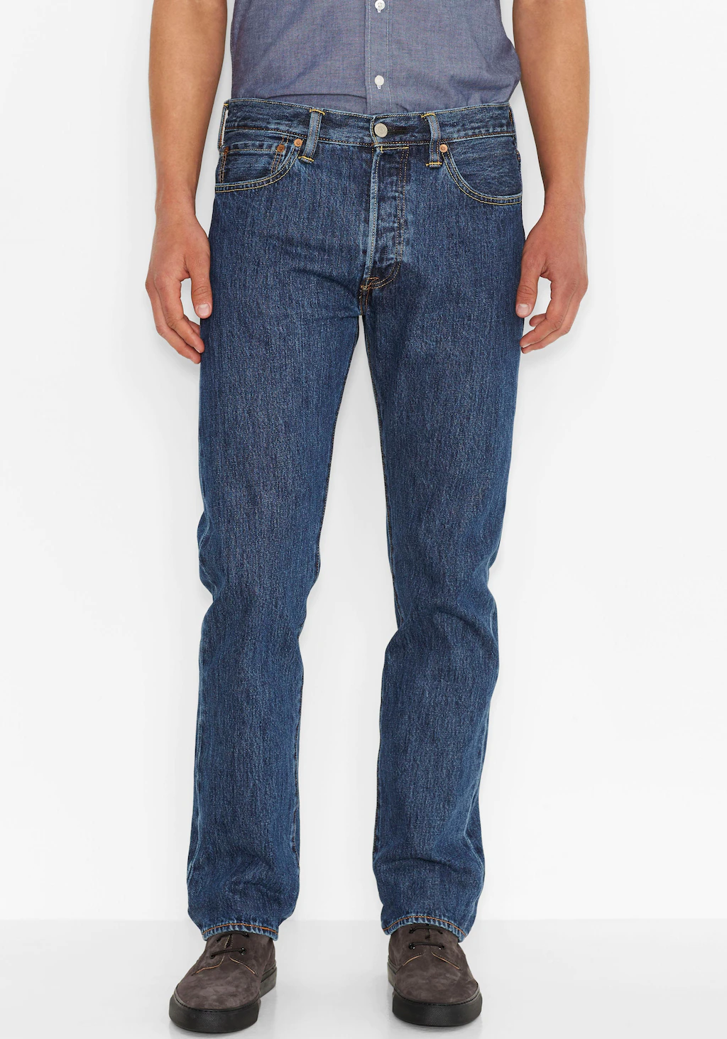 Levi's® Straight-Jeans 501 LEVI'S ORIGINAL mit Markenlabel günstig online kaufen