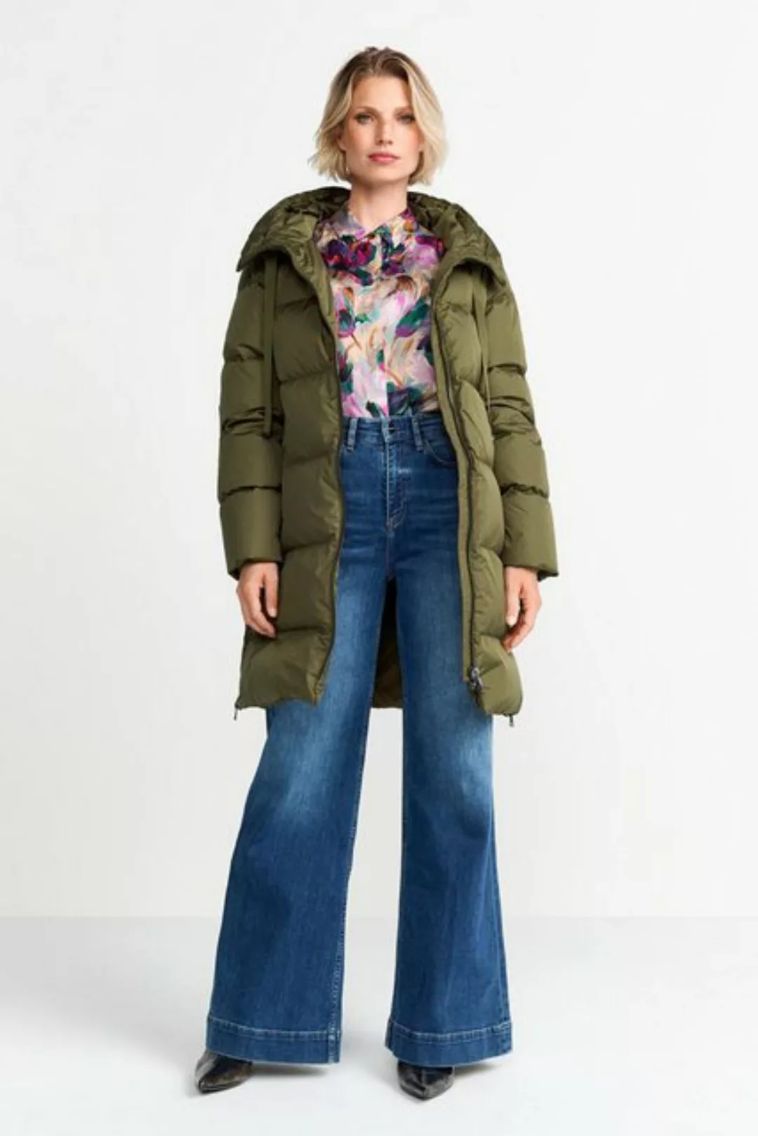 Rich & Royal Steppjacke gbig puffer jacket sustainable down, olive günstig online kaufen