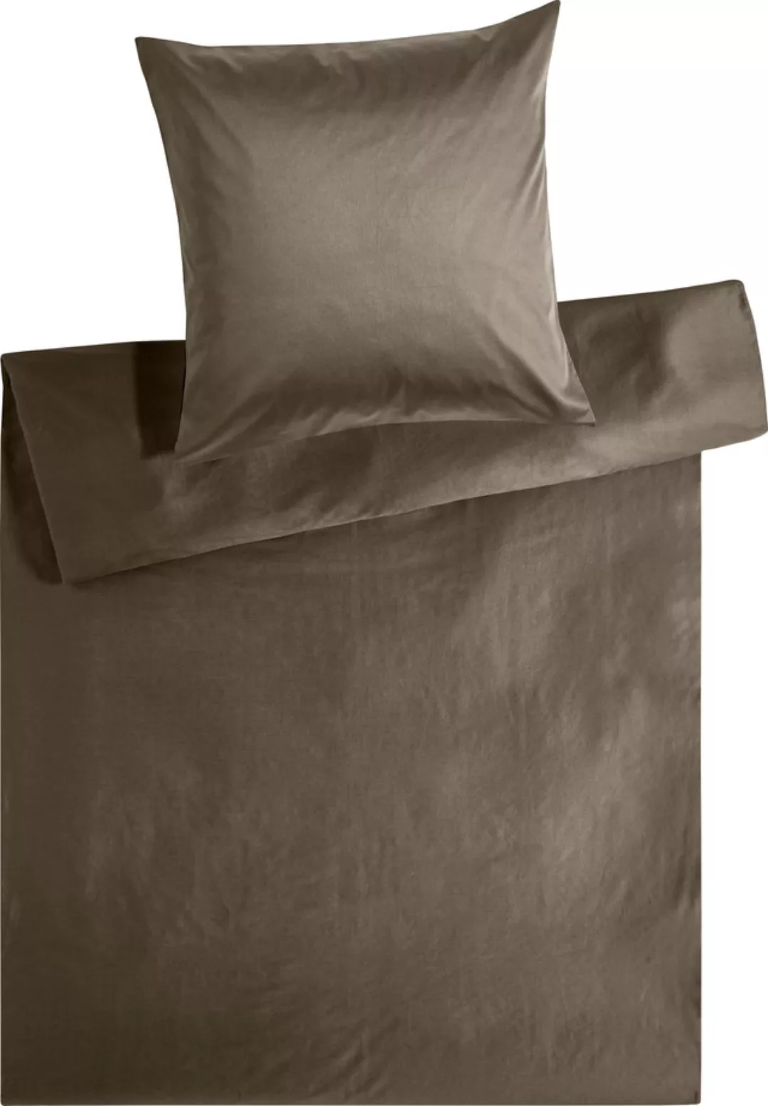 Kneer Bettwäsche »Edel-Satin Uni in 135x200, 155x220 oder 200x200 cm«, Bett günstig online kaufen