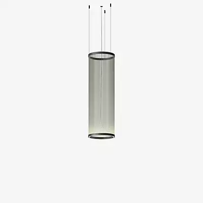 Vibia Array Pendelleuchte LED zylindrisch, grün - 113 cm - Dali günstig online kaufen