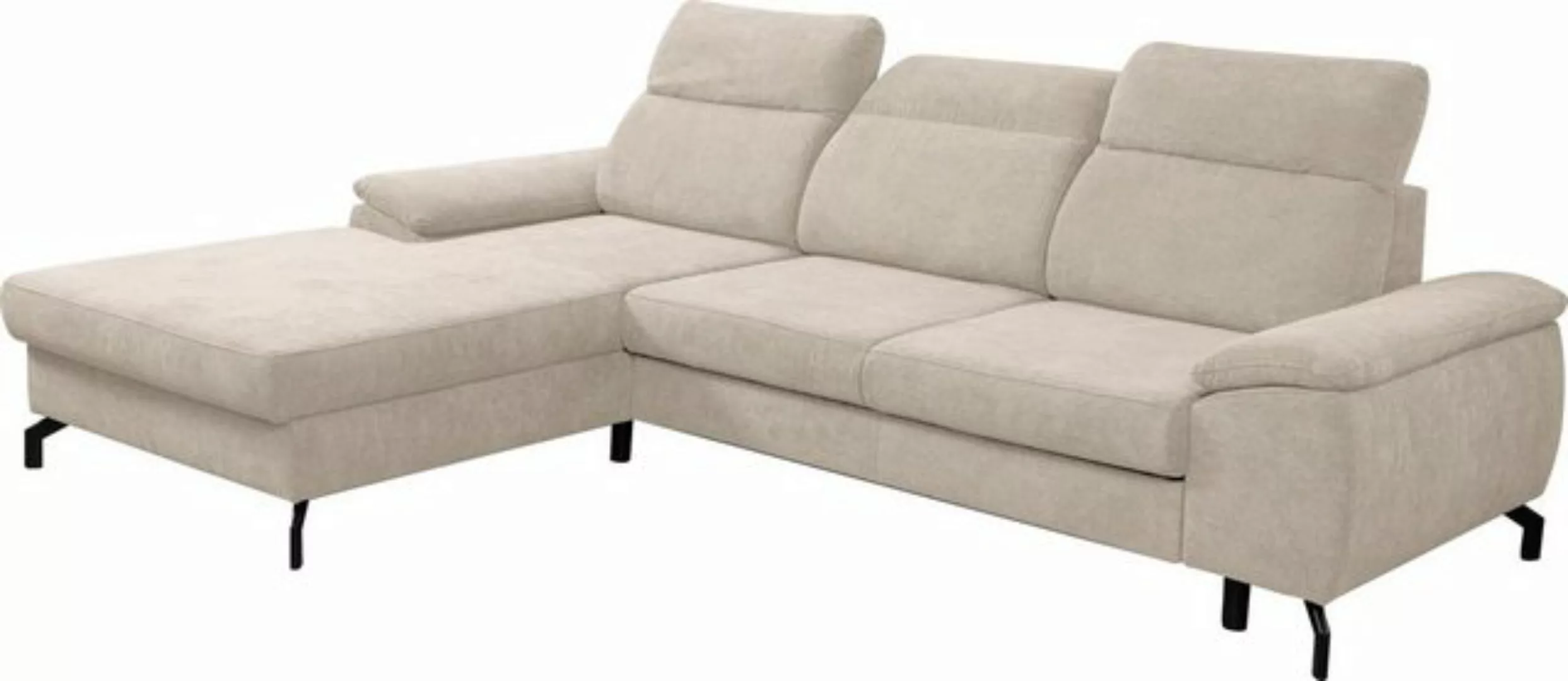 WERK2 Ecksofa Panama L-Form, Modernes Sofa mit Schlaffunktion, Bettkasten, günstig online kaufen