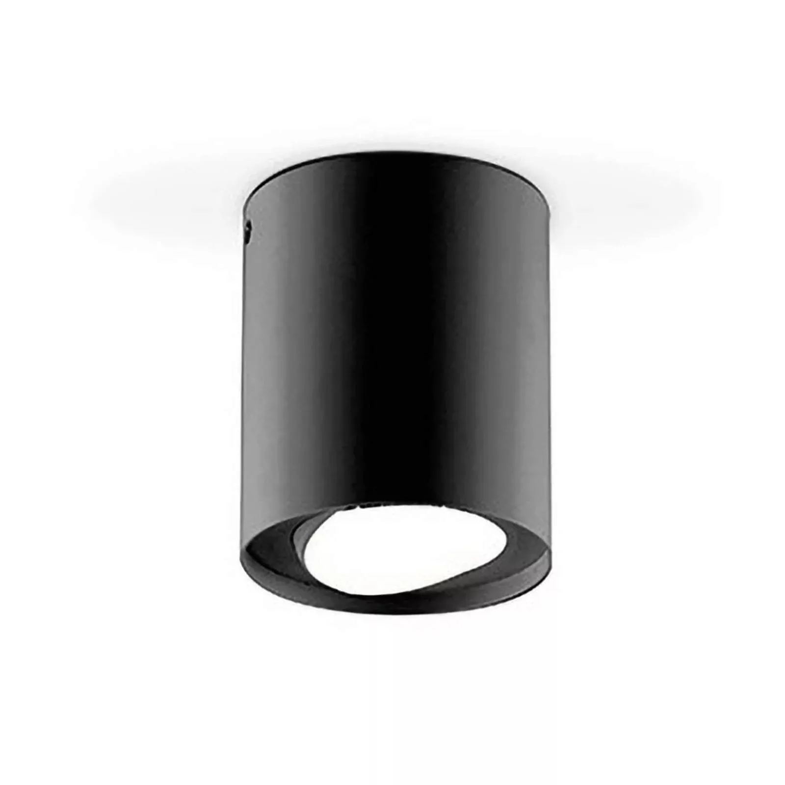 EVN Kardanus LED-Deckenleuchte Ø 9 cm, schwarz günstig online kaufen