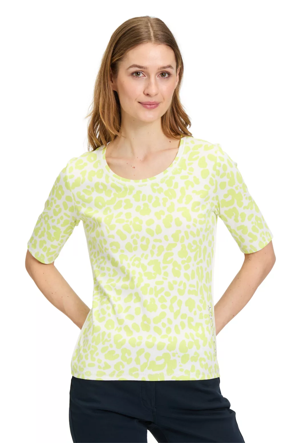 Betty Barclay Kurzarmshirt "Betty Barclay Basic Shirt mit Rippenstruktur", günstig online kaufen