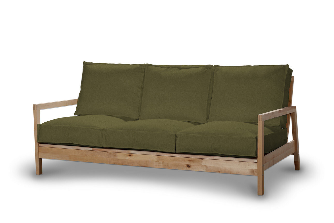 Bezug für Lillberg 3-Sitzer Sofa, olivgrün, Sofahusse, Lillberg 3-Sitzer, E günstig online kaufen