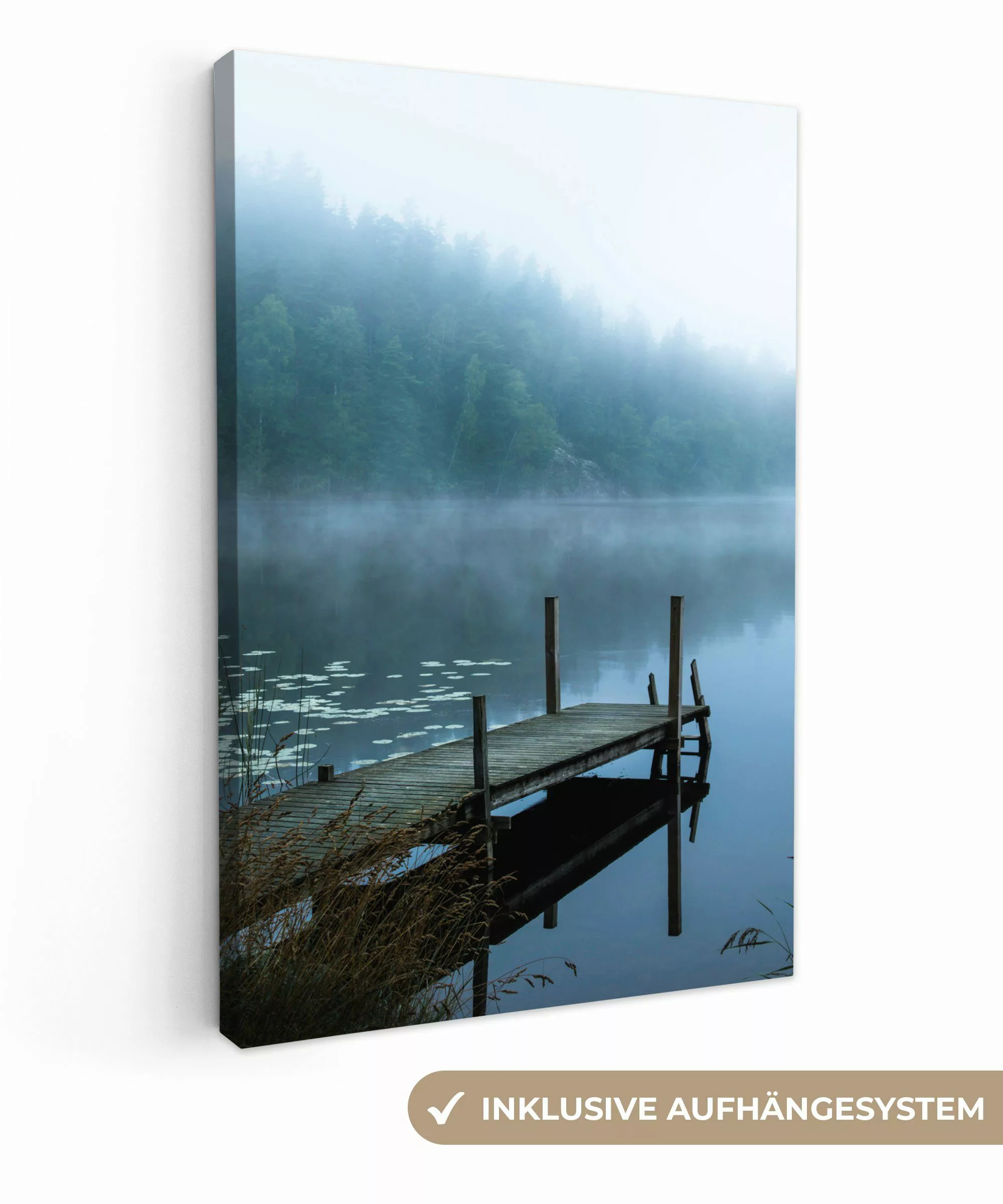 OneMillionCanvasses® Leinwandbild Natur - See - günstig online kaufen