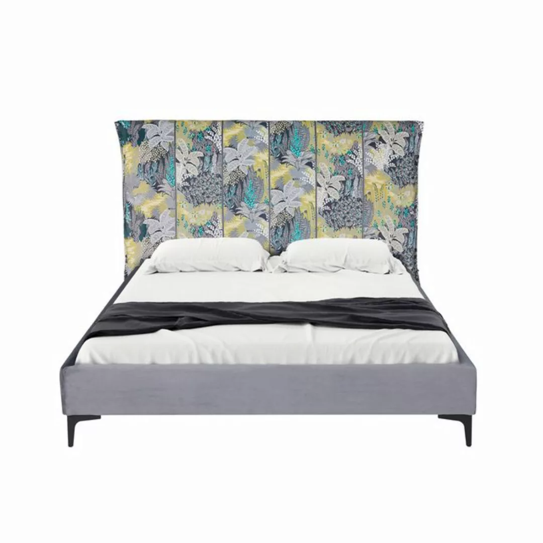 HTI-Living Bettgestell Doppelbett 140 x 200 cm Roxbury Dreamy Forest Grau ( günstig online kaufen