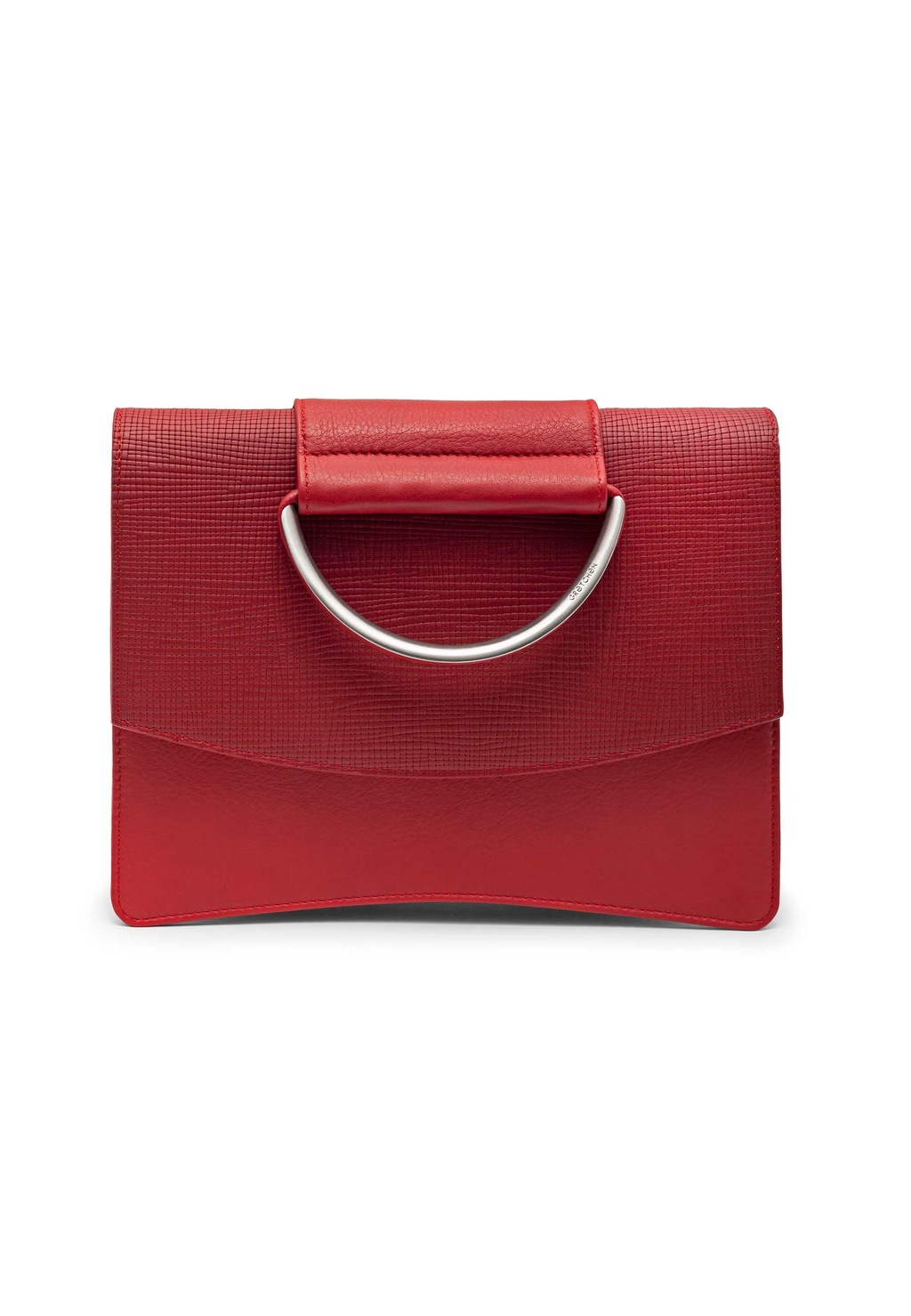 GRETCHEN Schultertasche "Oyster Clutch Three", aus italienischem Kalbsleder günstig online kaufen