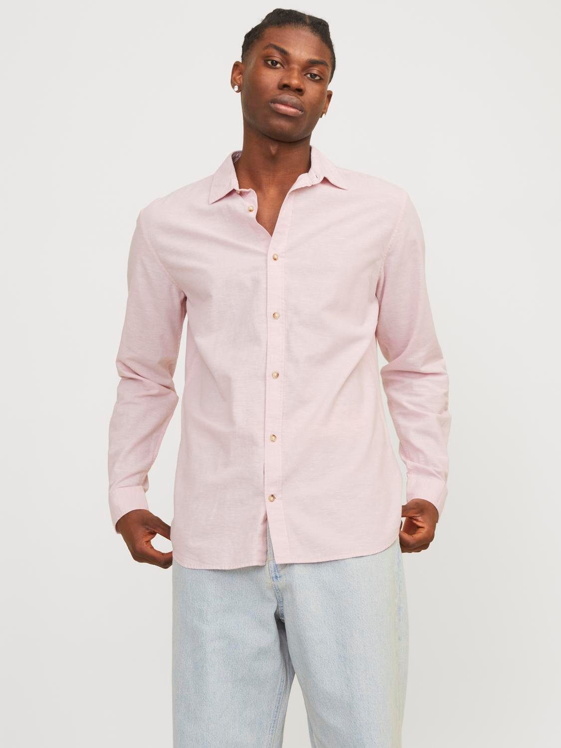 Jack & Jones Langarmhemd JJESUMMER LINEN günstig online kaufen