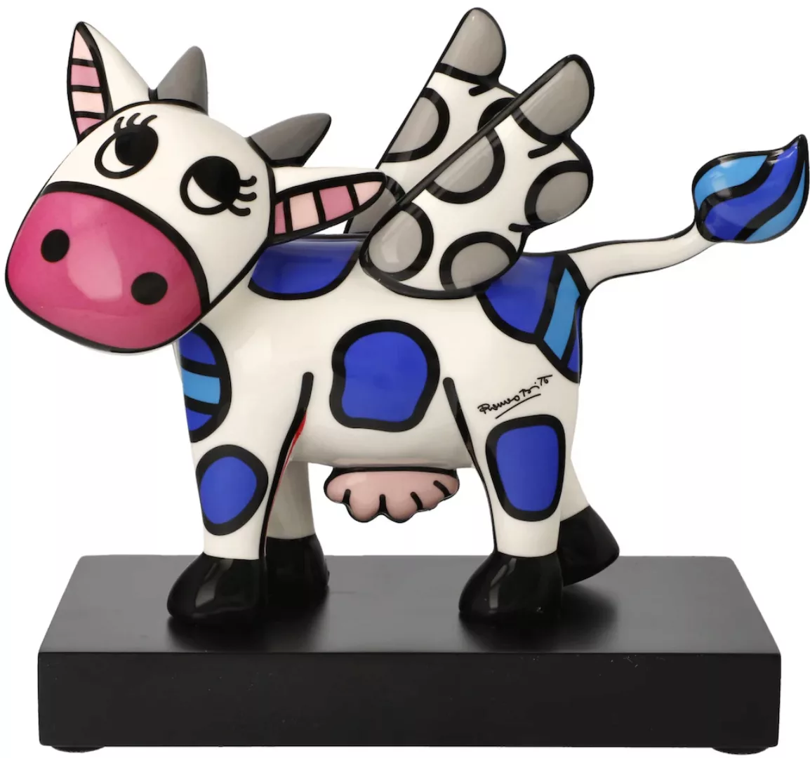 Goebel Sammelfigur "Britto", Pop Art, Porzellan, Romero Britto - Flying Cow günstig online kaufen