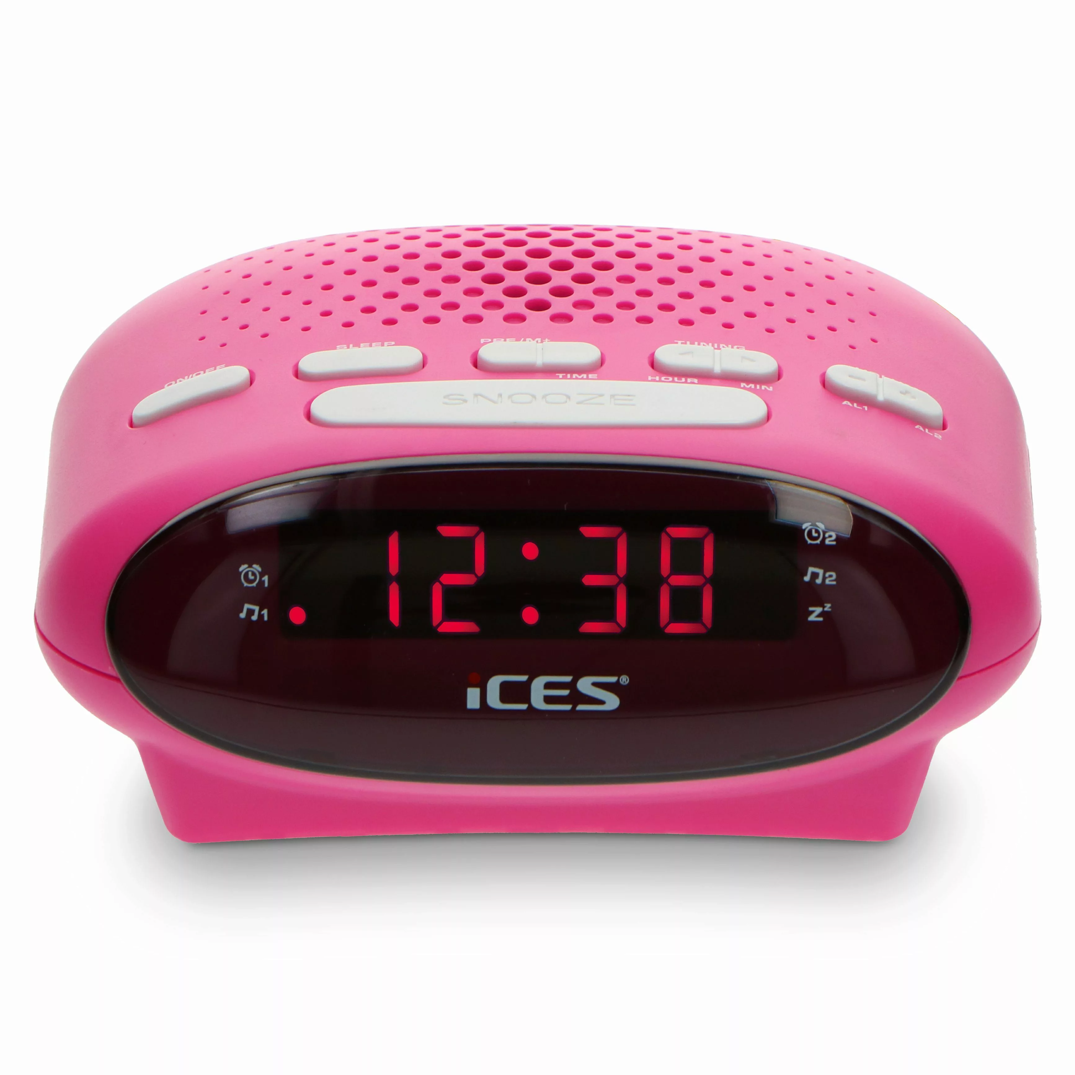 Lenco Radiowecker ICR-210 Pink modernes Uhrenradio günstig online kaufen