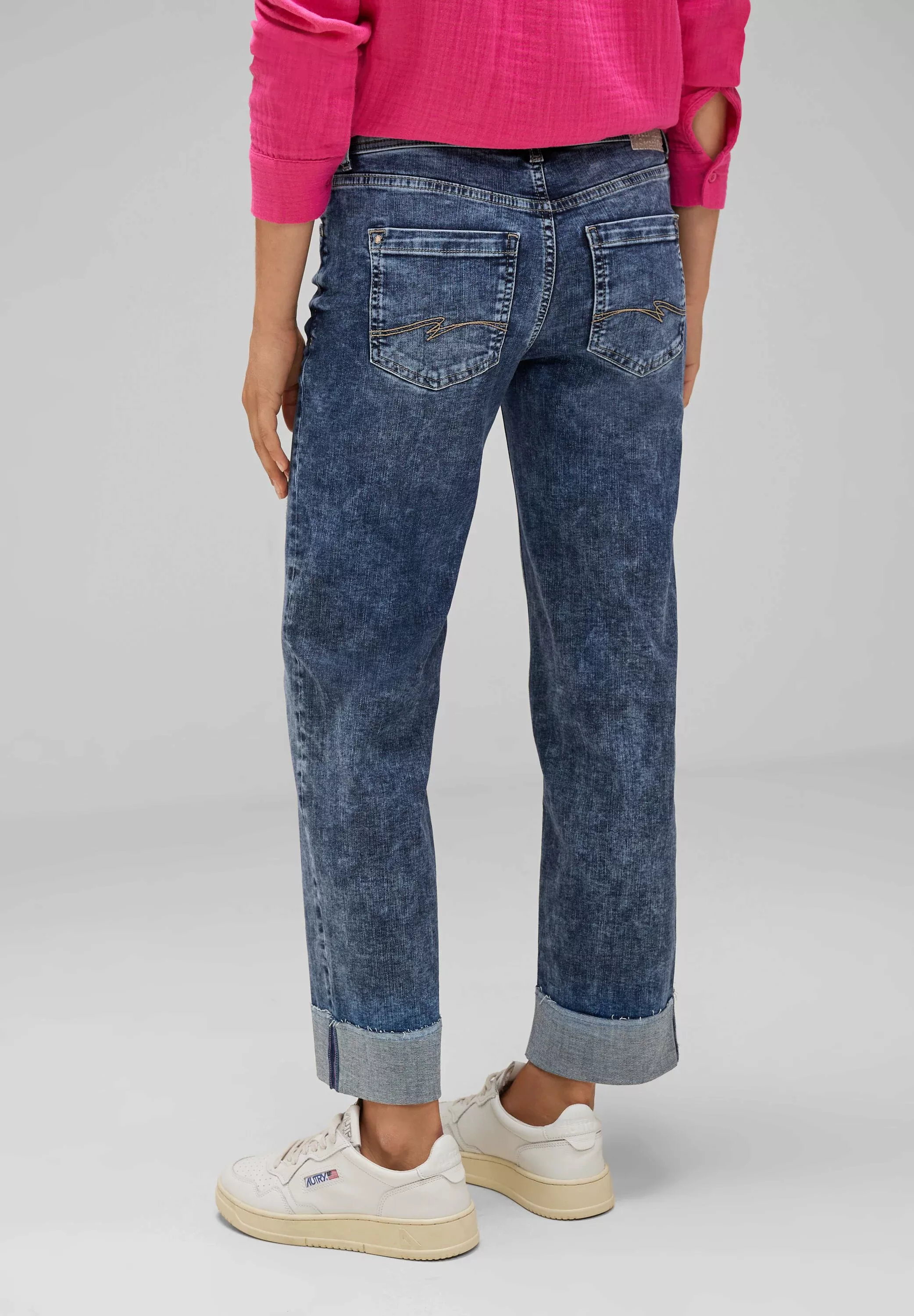 STREET ONE Straight-Jeans, im Used Look günstig online kaufen