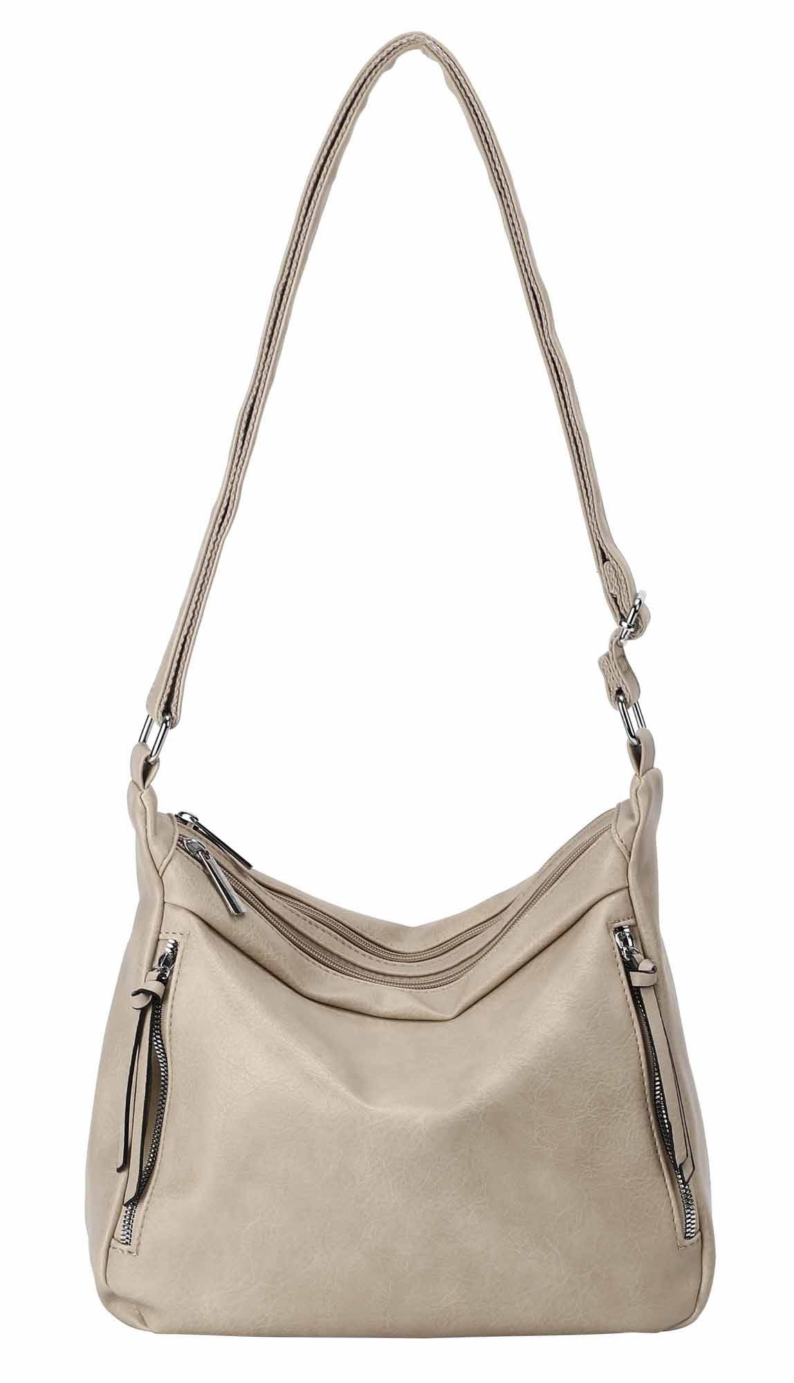 ITALYSHOP24 Schultertasche Damen Tasche Shopper Crossbody günstig online kaufen