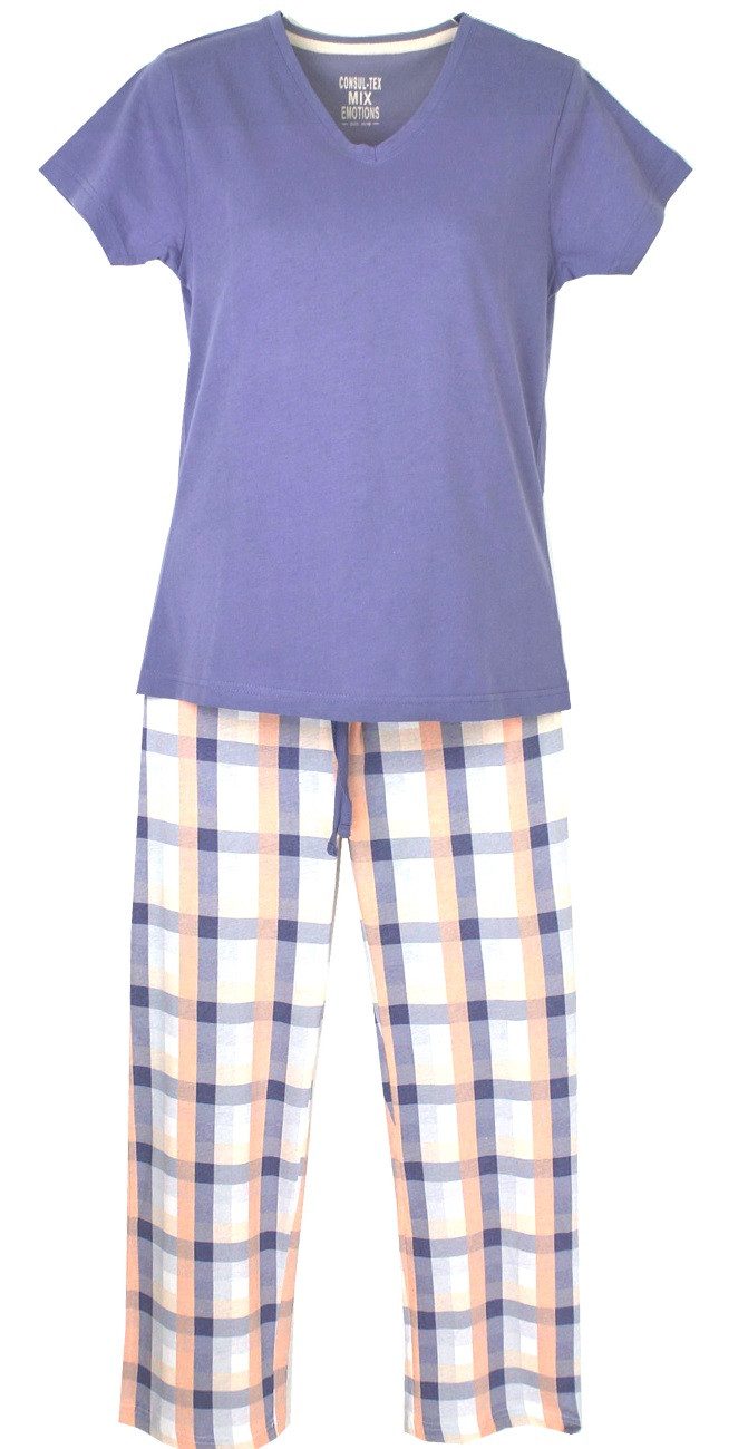 Consult-Tex Pyjama Damen Pyjama Schlafanzug SUN9 günstig online kaufen
