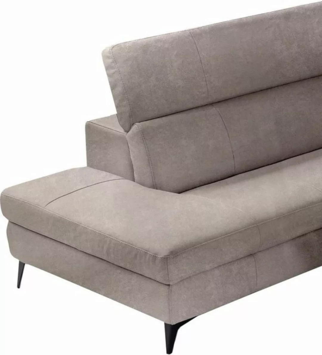 Egoitaliano Ecksofa "Edith, Designsofa mit hohem Sitzkomfort, L-Form", inkl günstig online kaufen