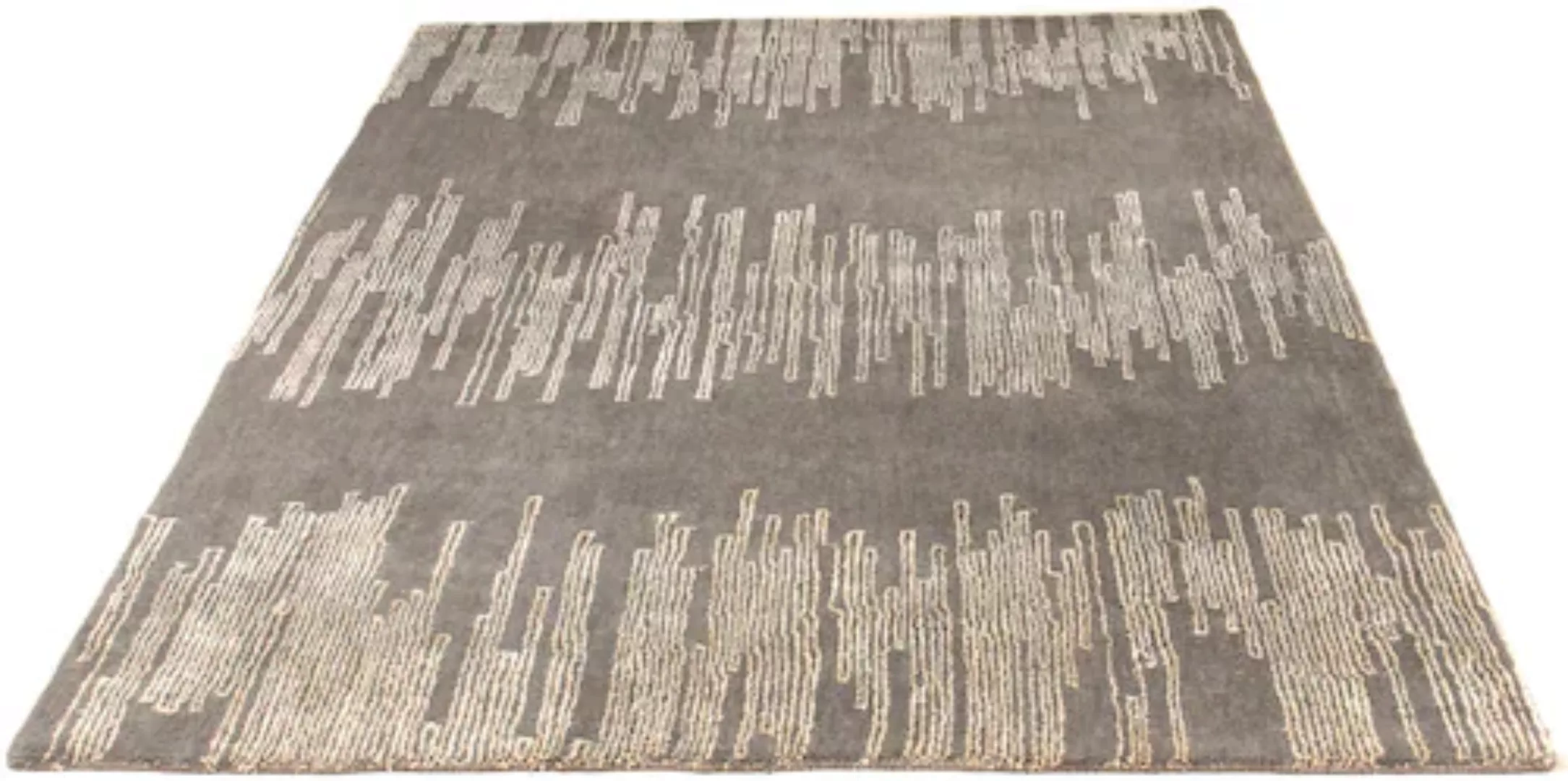 morgenland Designteppich »Designer - 244 x 151 cm - grau«, rechteckig, Wohn günstig online kaufen