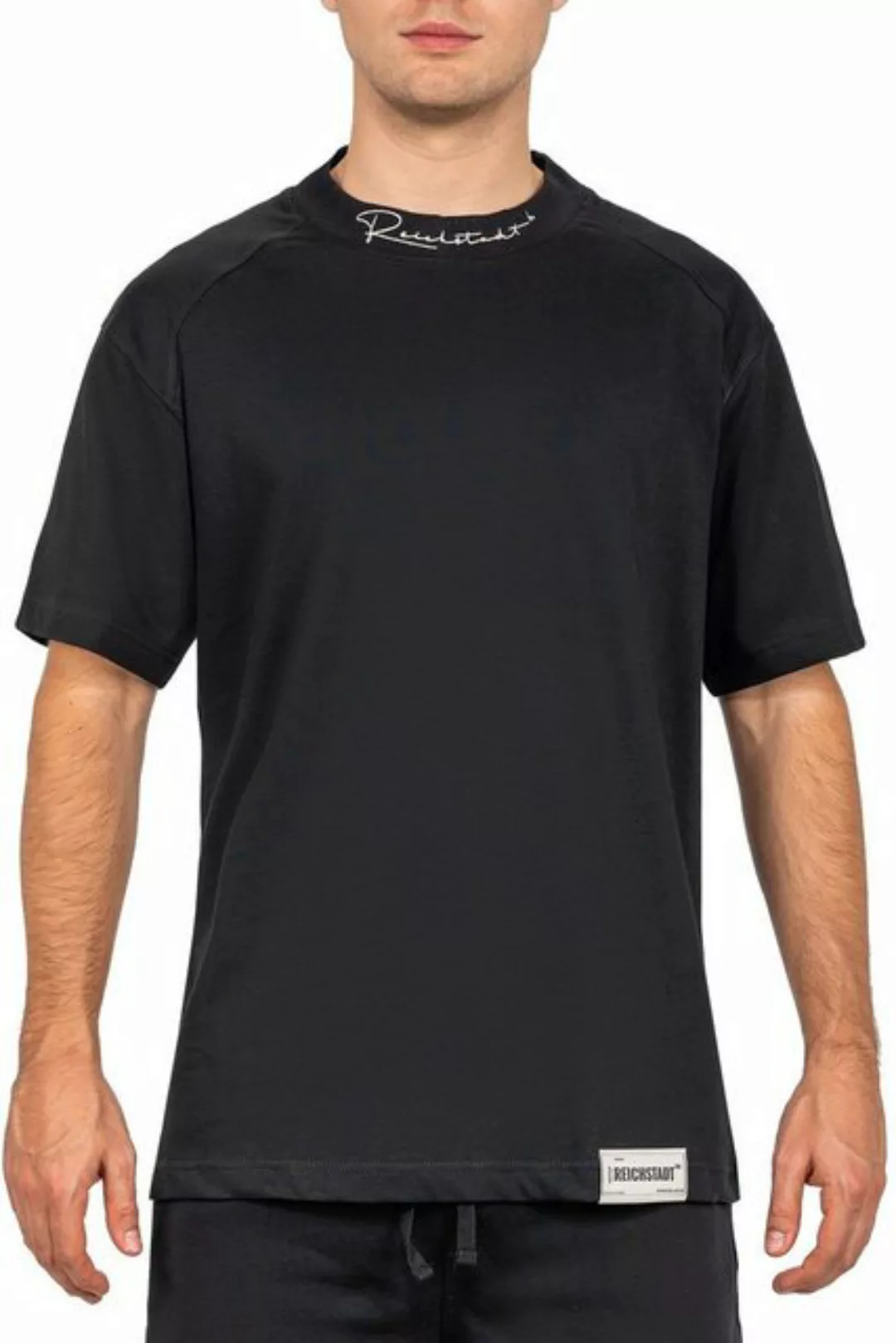 Reichstadt Oversize-Shirt Casual Kurzarm T-shirt 23RS041 (1-tlg) mit Stitch günstig online kaufen
