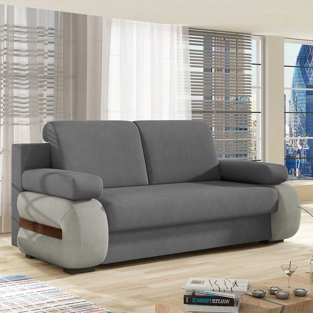 Schlafsofa Zweisitzer Schlafsofa aus Samt 38 cm Sitzhöhe günstig online kaufen