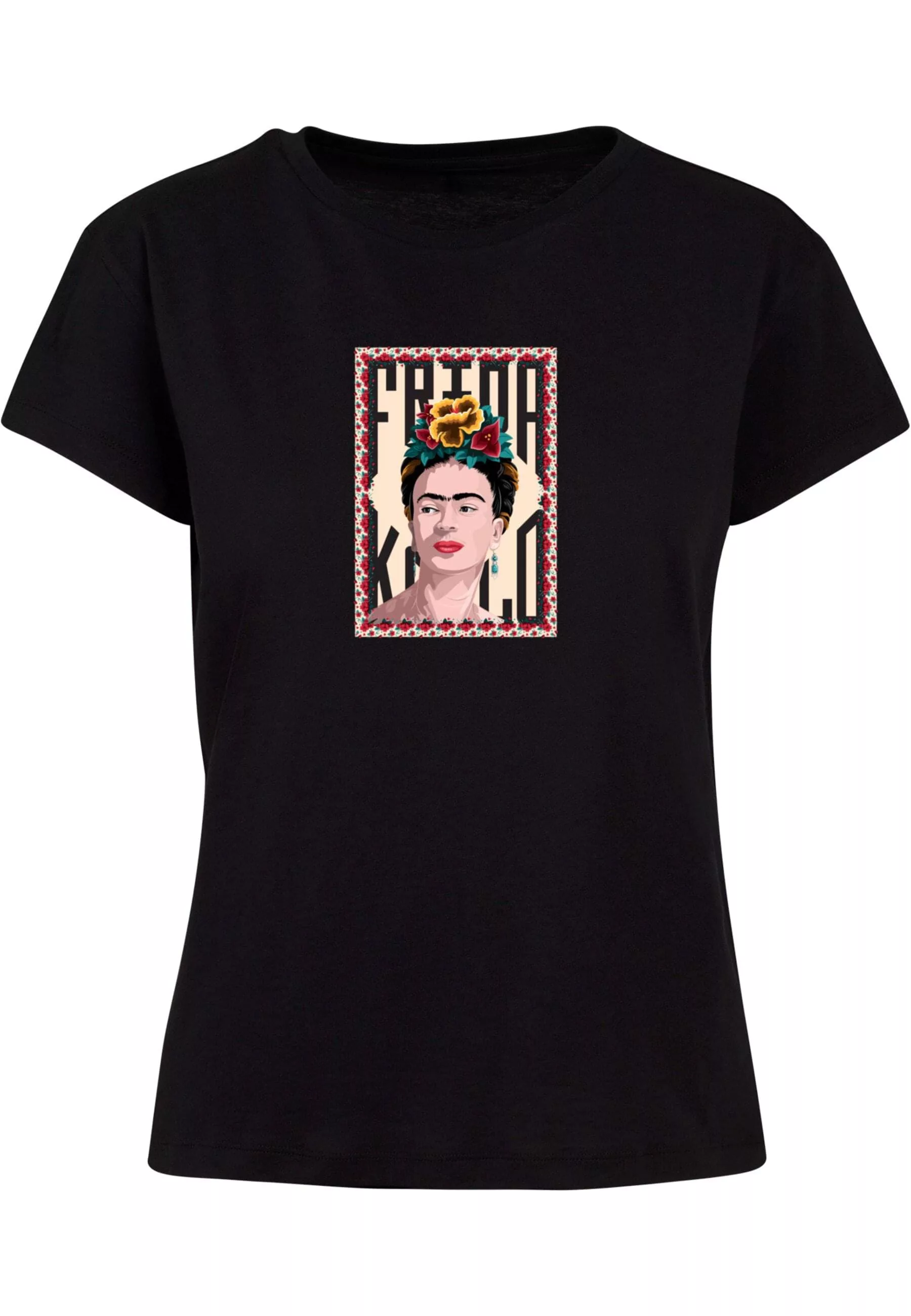 Merchcode T-Shirt "Merchcode Damen Ladies Frida Kahlo - Frame one Box Tee", günstig online kaufen
