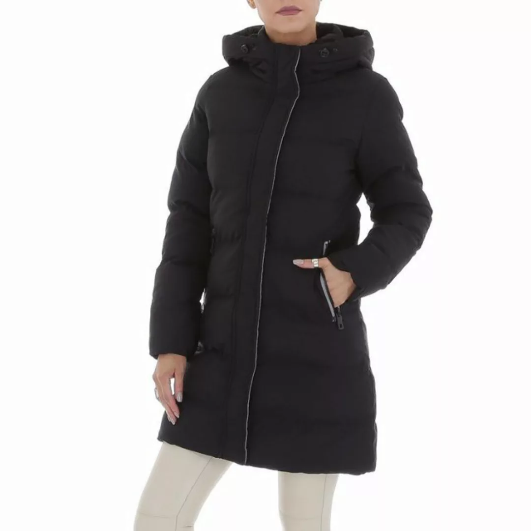 Ital-Design Steppjacke Damen Freizeit (87256526) Kapuze Gefüttert Mantel in günstig online kaufen