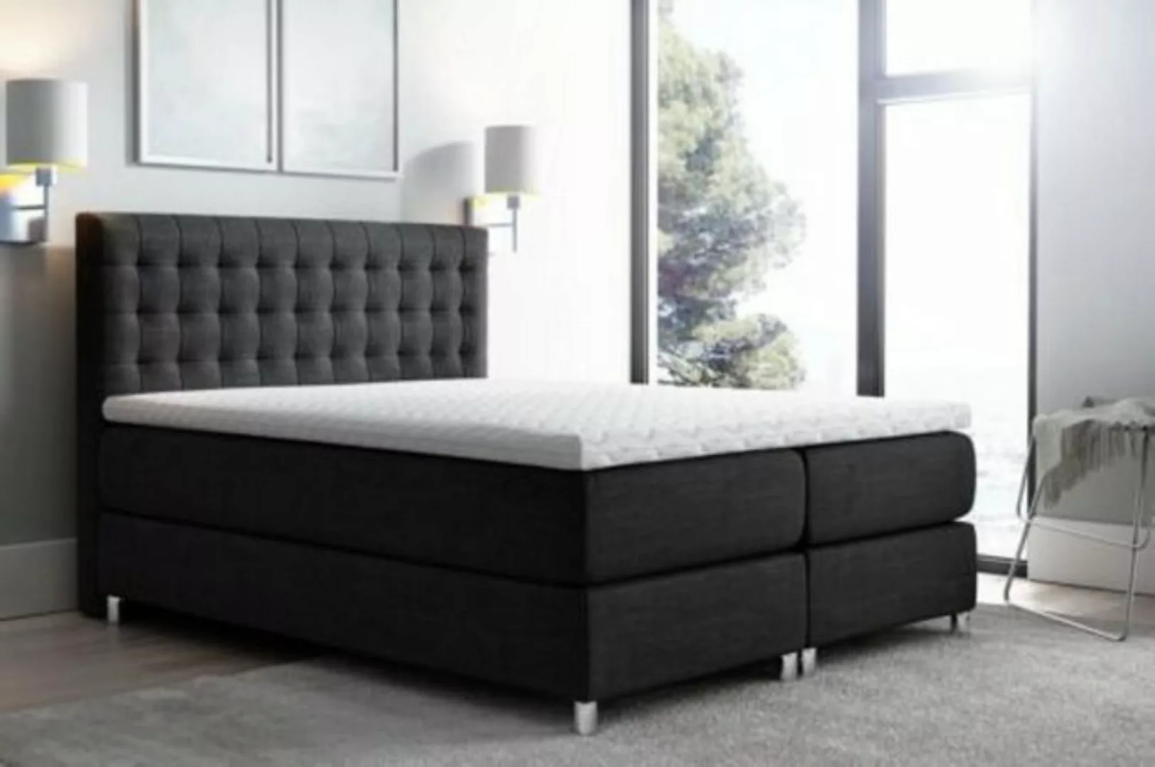 JVmoebel Bett, Boxspringbett Doppelbett Ehebett Bettgestell Bett Polsterbet günstig online kaufen