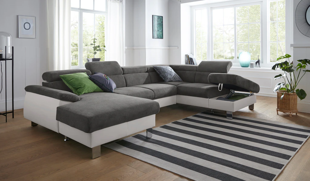 COTTA Polstergarnitur "Komaris U-Form", (Set), Set bestehend aus: Wohnlands günstig online kaufen