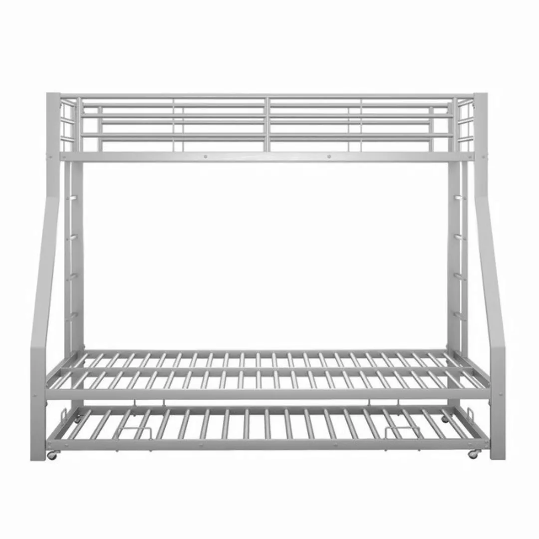 OKWISH Etagenbett Metallbett mit ausziehbarem Bett 90(140)x200cm (mit auszi günstig online kaufen