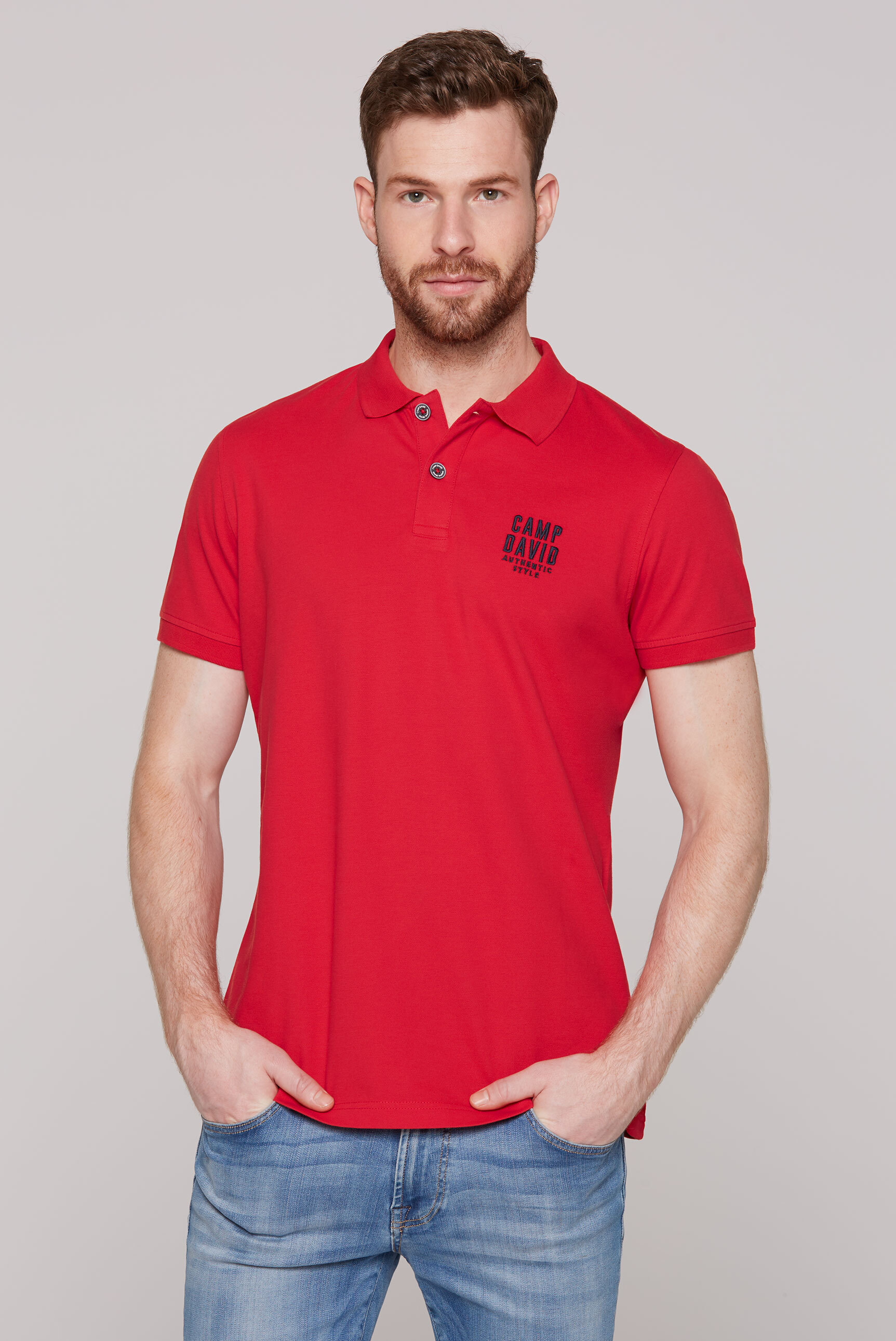 CAMP DAVID Poloshirt, mit Elasthan-Anteil günstig online kaufen